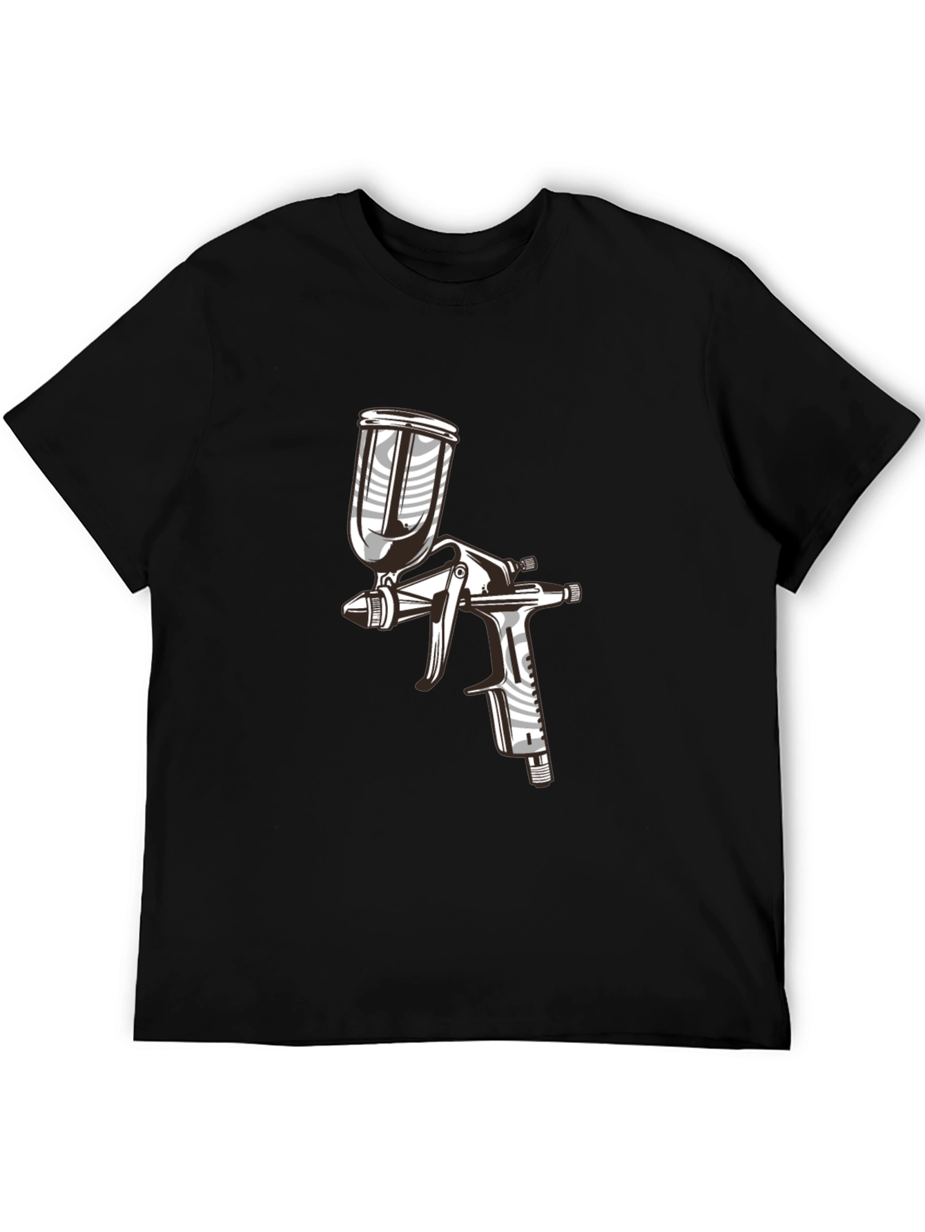 Spray Gun Graphic T-Shirt - Cool Painter Tee