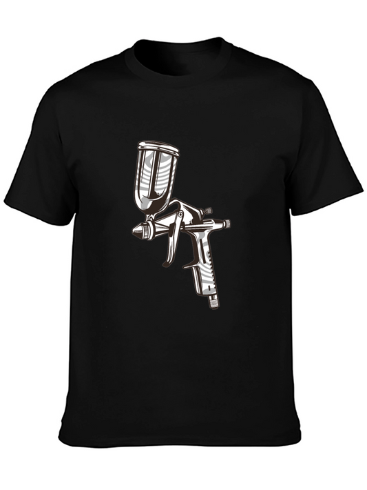 Spray Gun Graphic T-Shirt - Cool Painter Tee