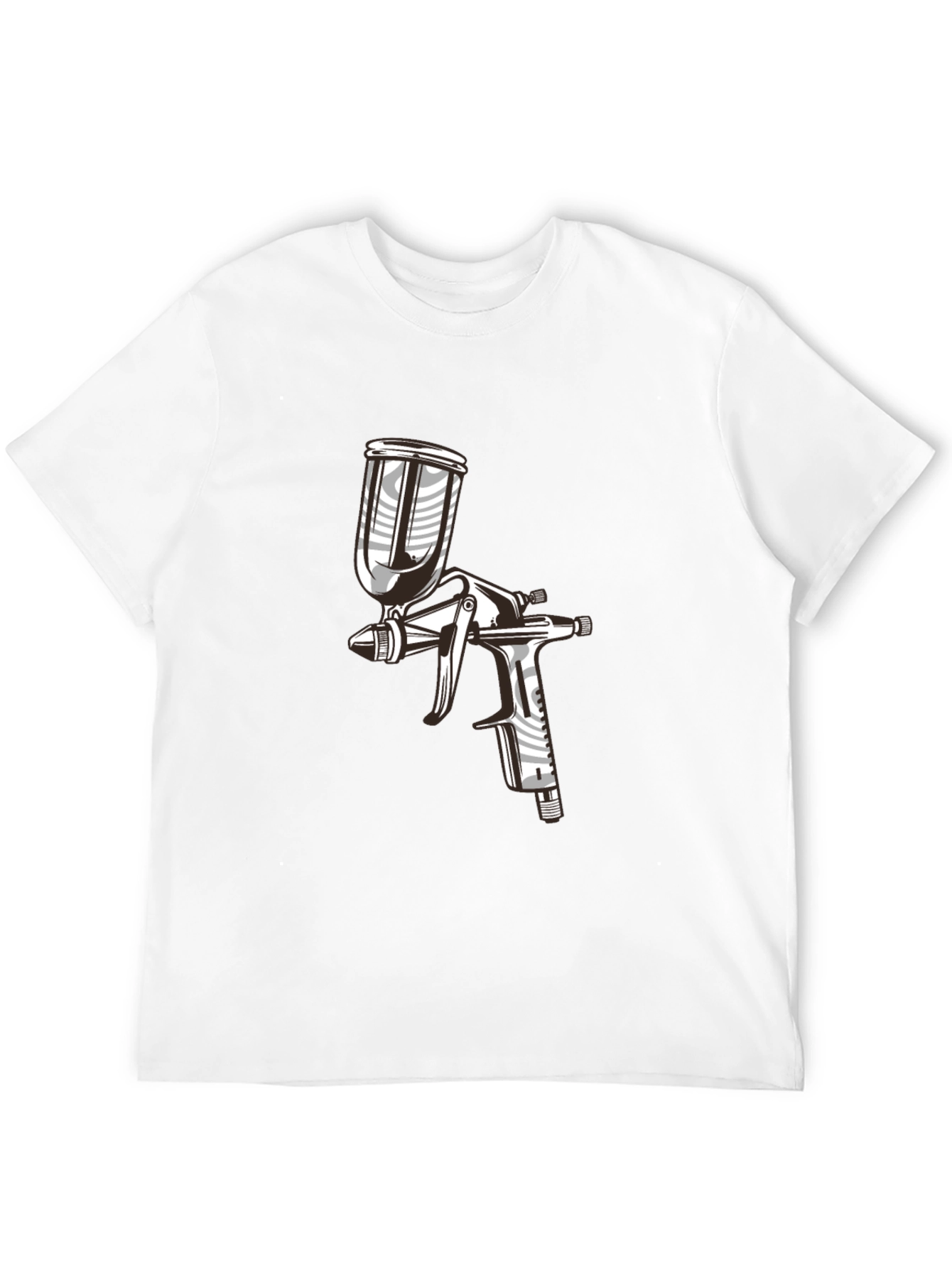 Spray Gun Graphic T-Shirt - Cool Painter Tee
