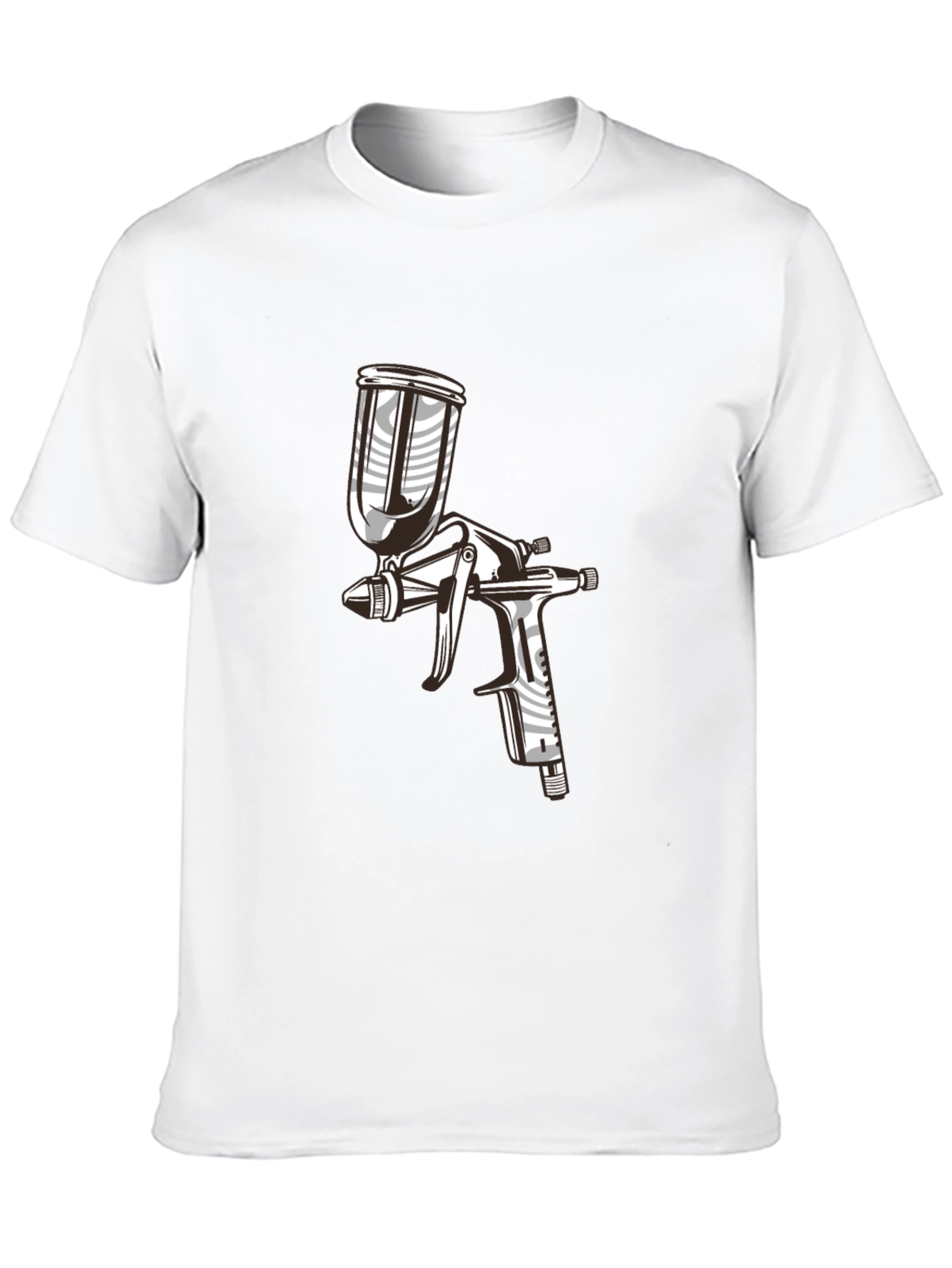 Spray Gun Graphic T-Shirt - Cool Painter Tee