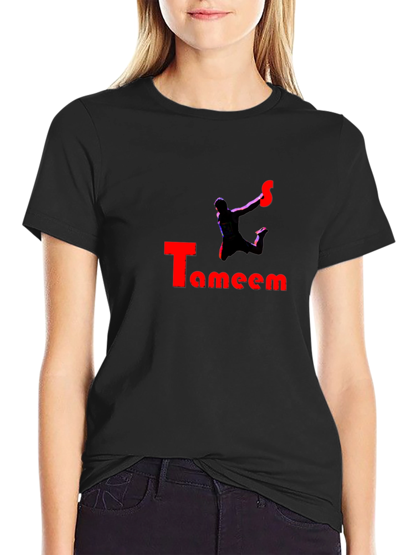 Mens Black Tameem Graphic Tee