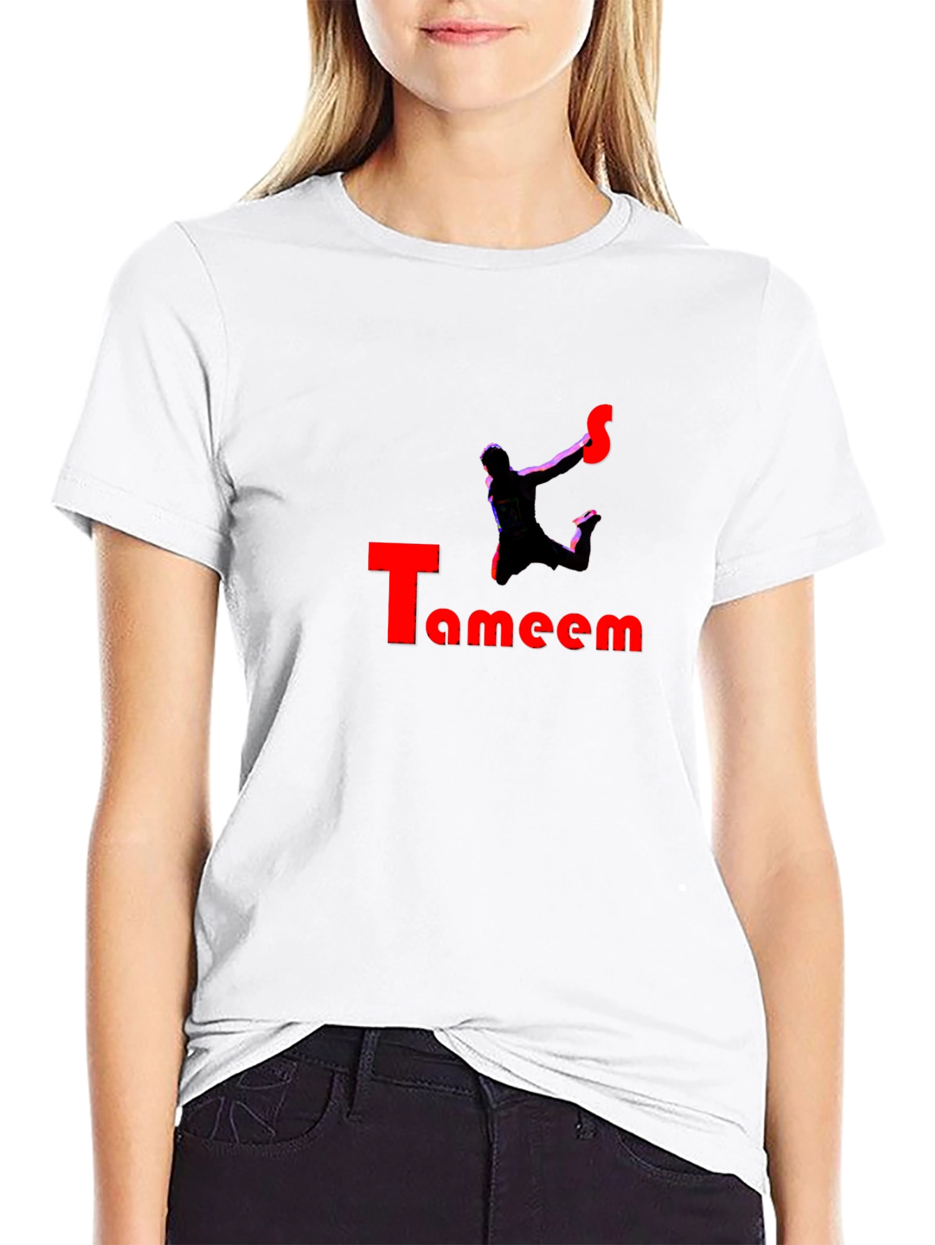 Mens Black Tameem Graphic Tee