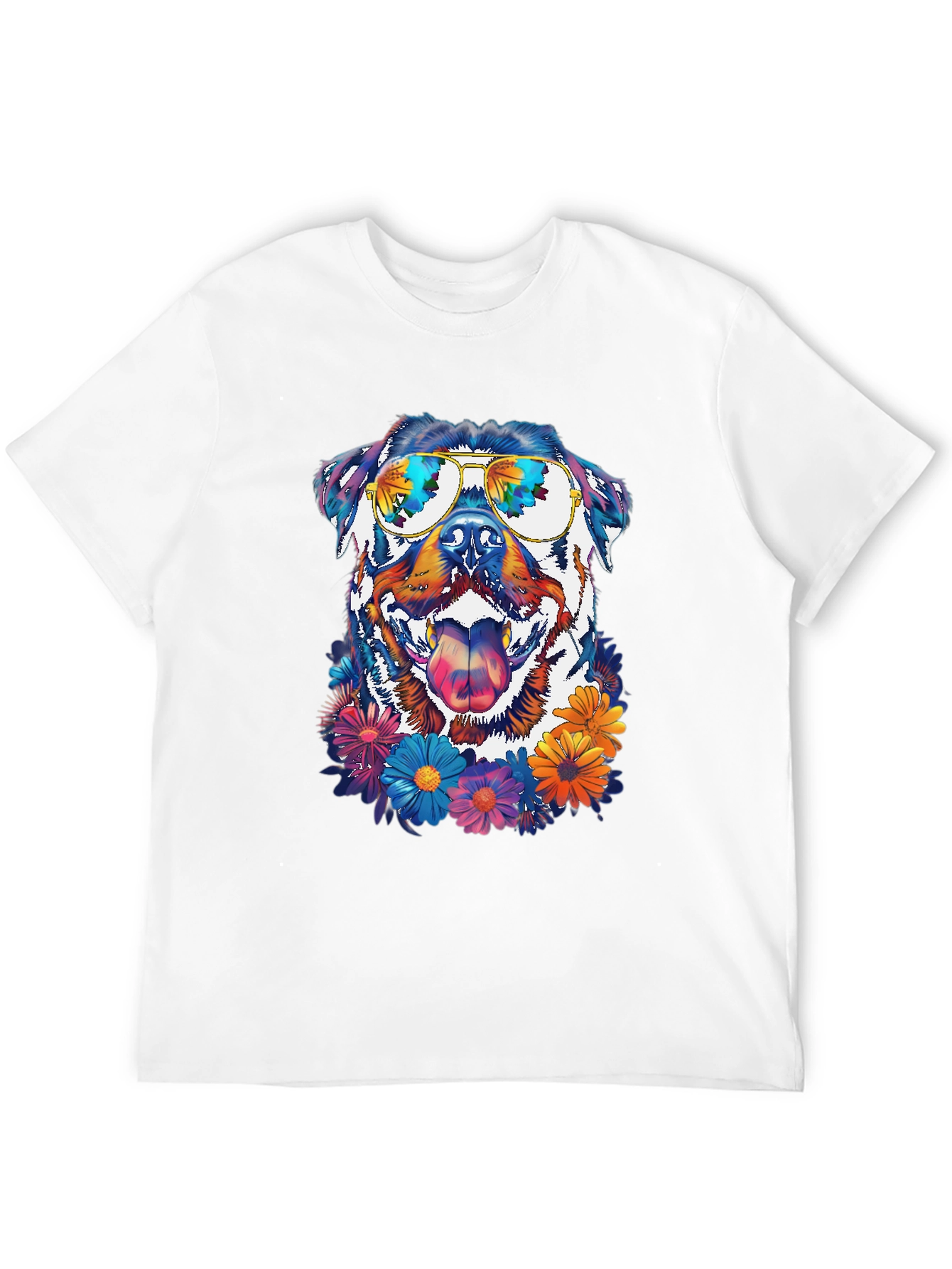 Rottweiler in Sunglasses Graphic Tee