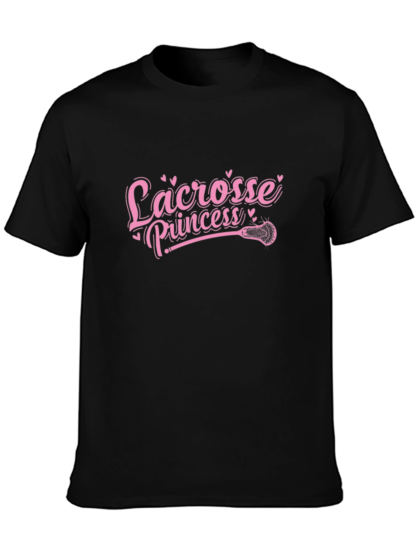 Lacrosse Princess Black T-Shirt