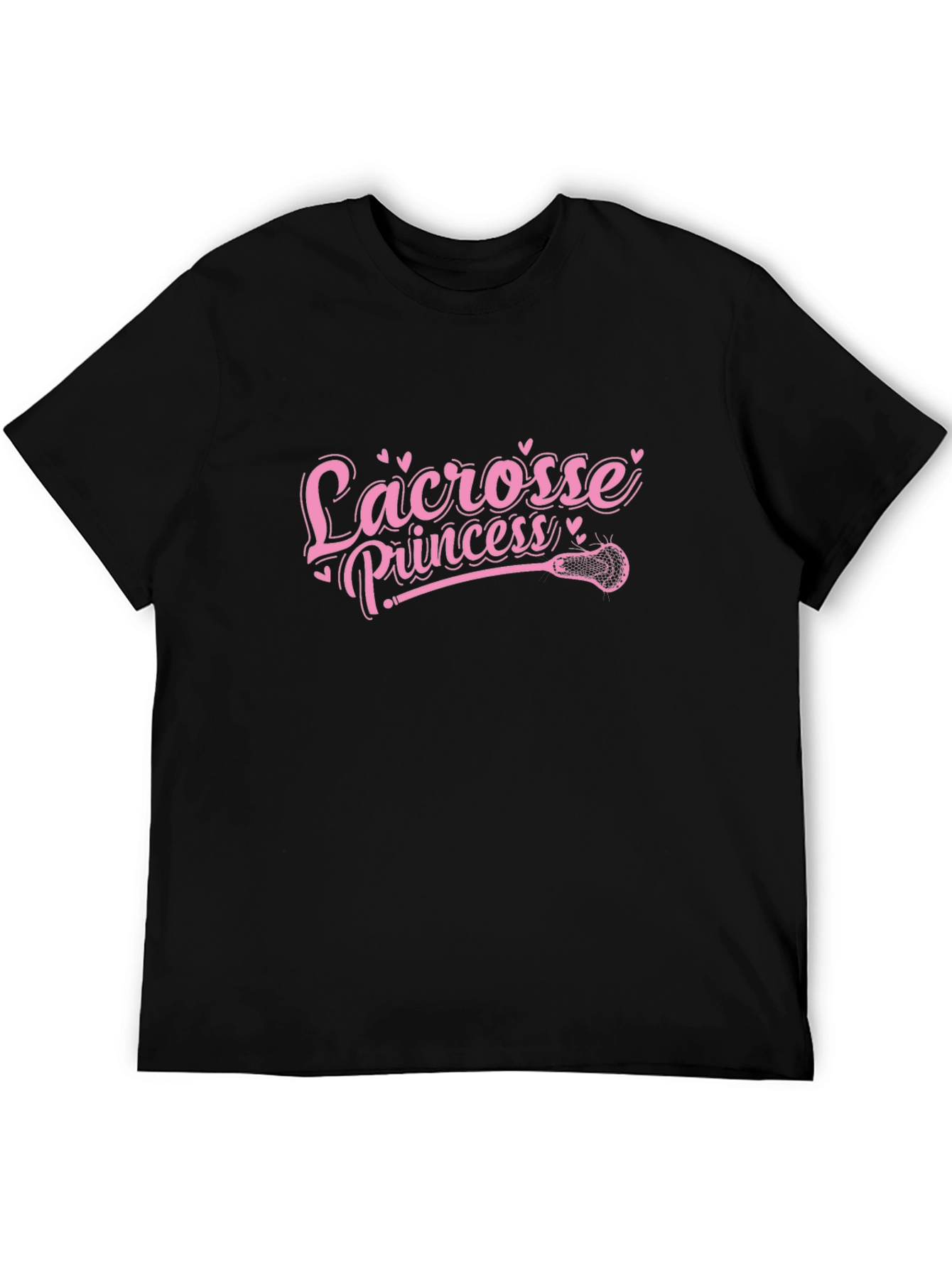 Lacrosse Princess Black T-Shirt