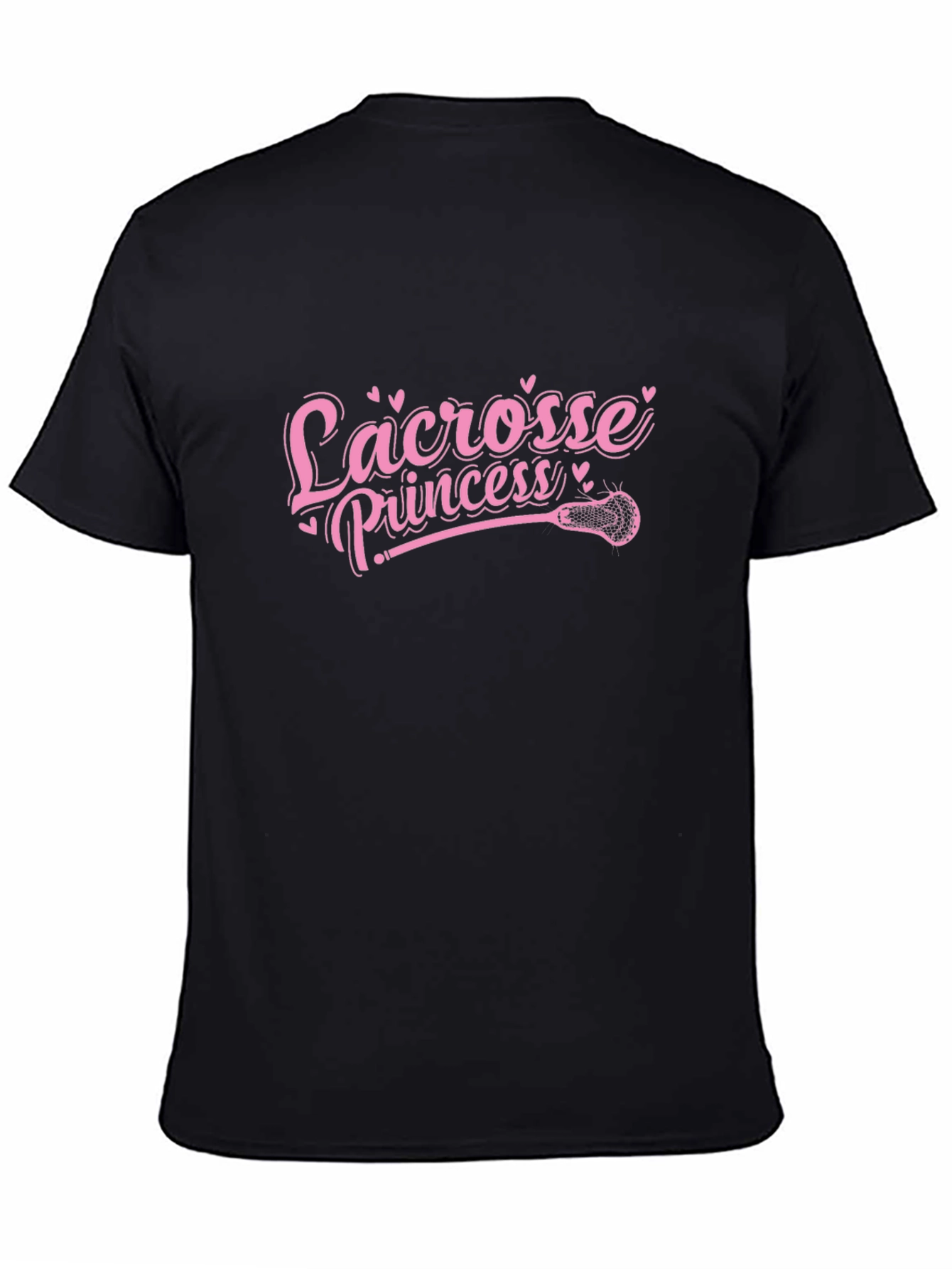 Lacrosse Princess Black T-Shirt