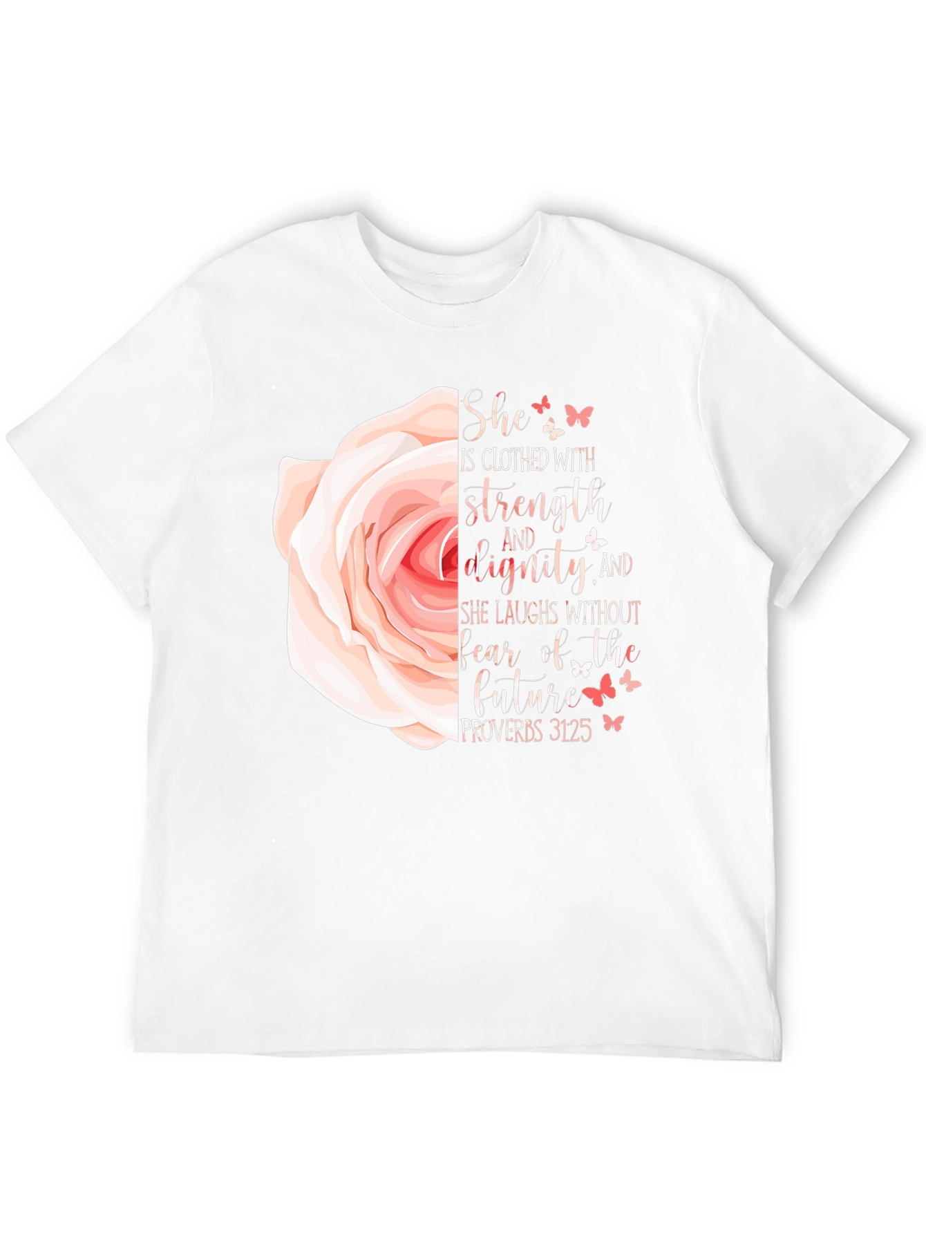 She is Clothed With Strength T-Shirt