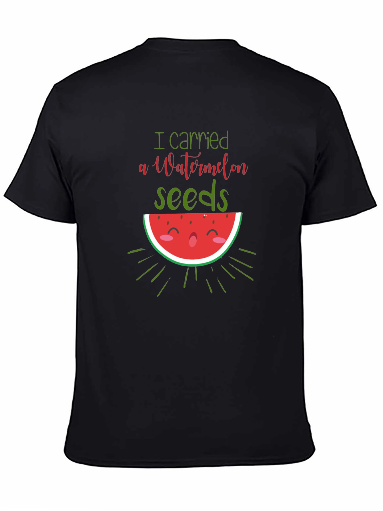 Watermelon Seeds Pregnancy Announcement T-Shirt