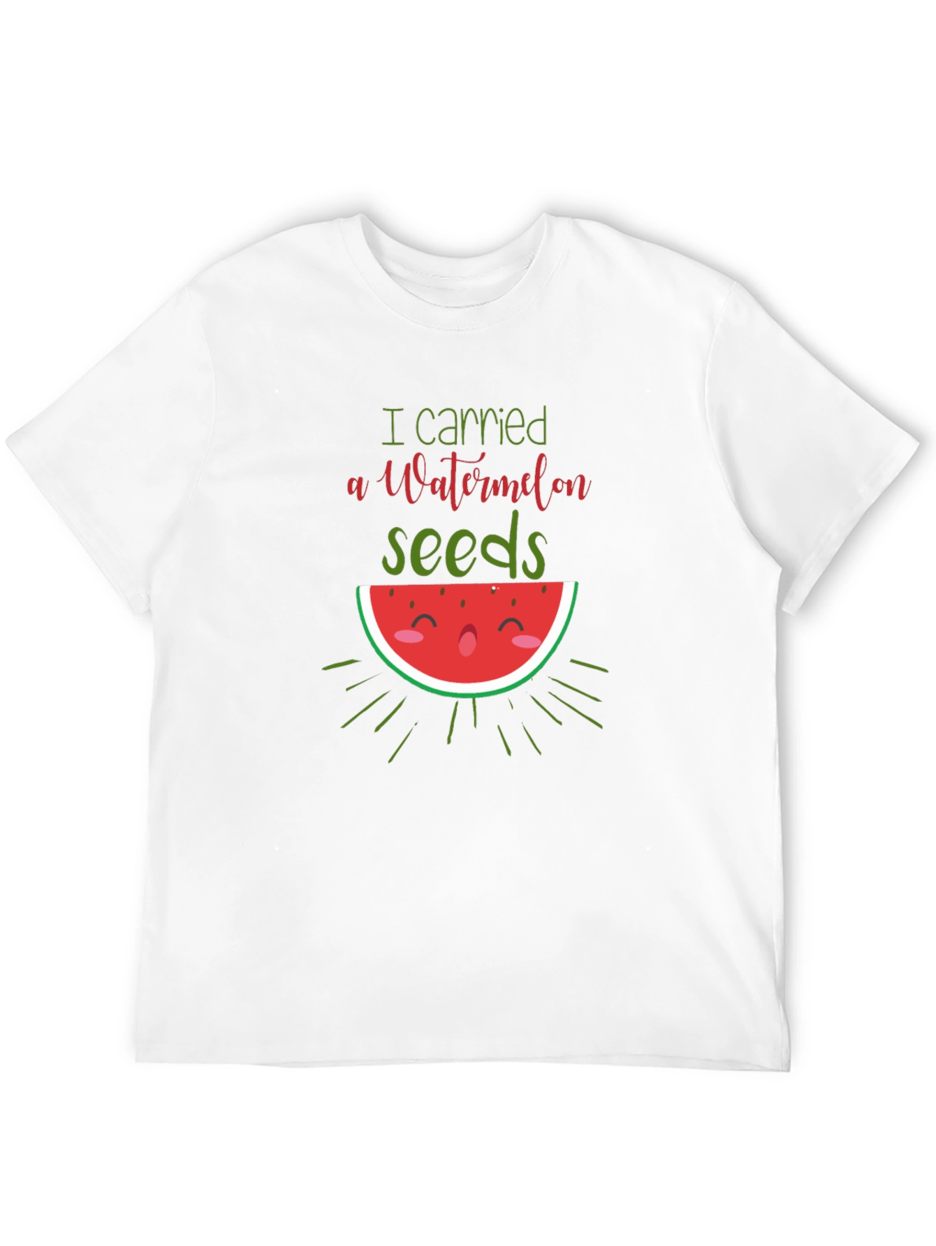 Watermelon Seeds Pregnancy Announcement T-Shirt