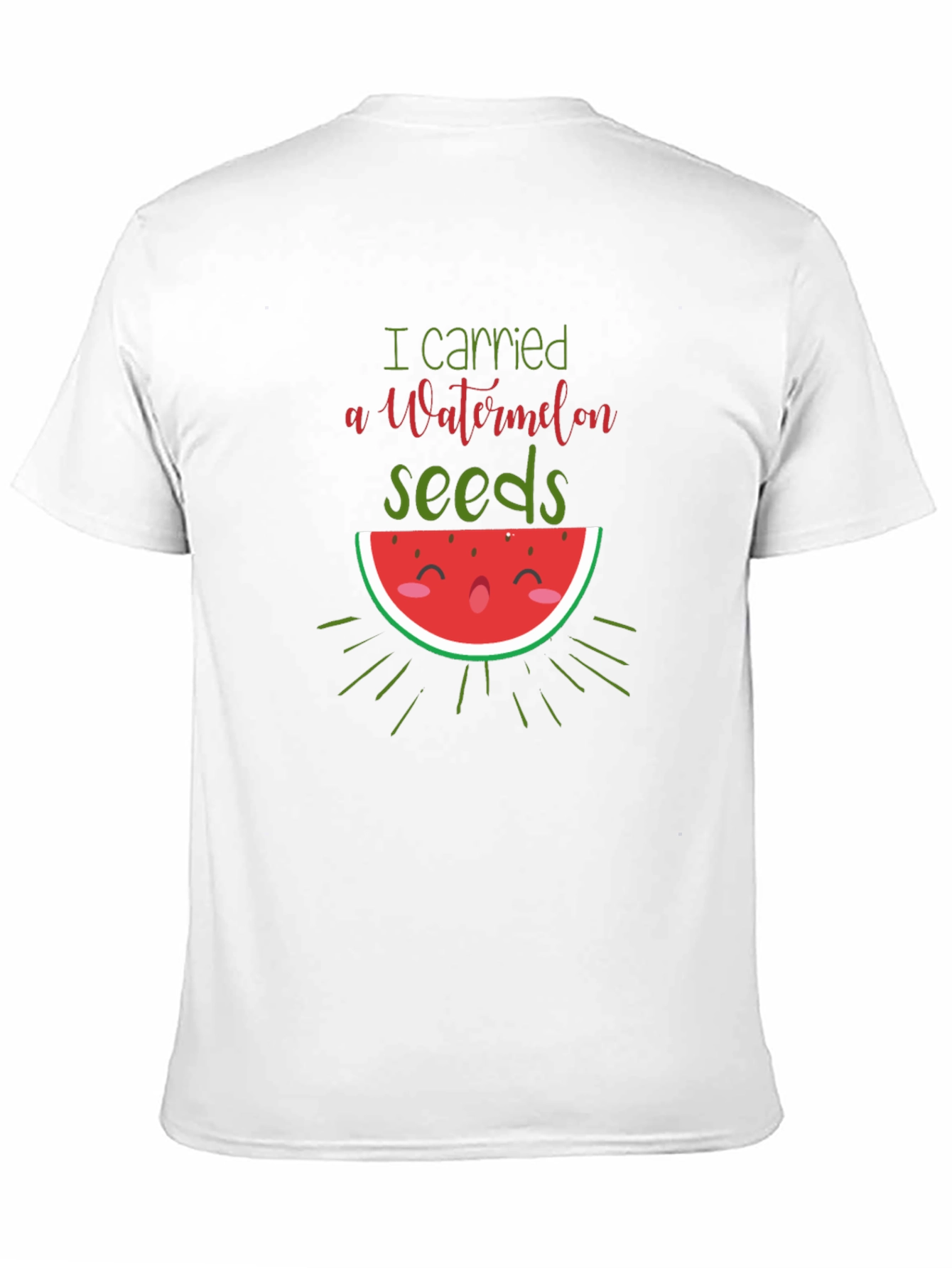 Watermelon Seeds Pregnancy Announcement T-Shirt