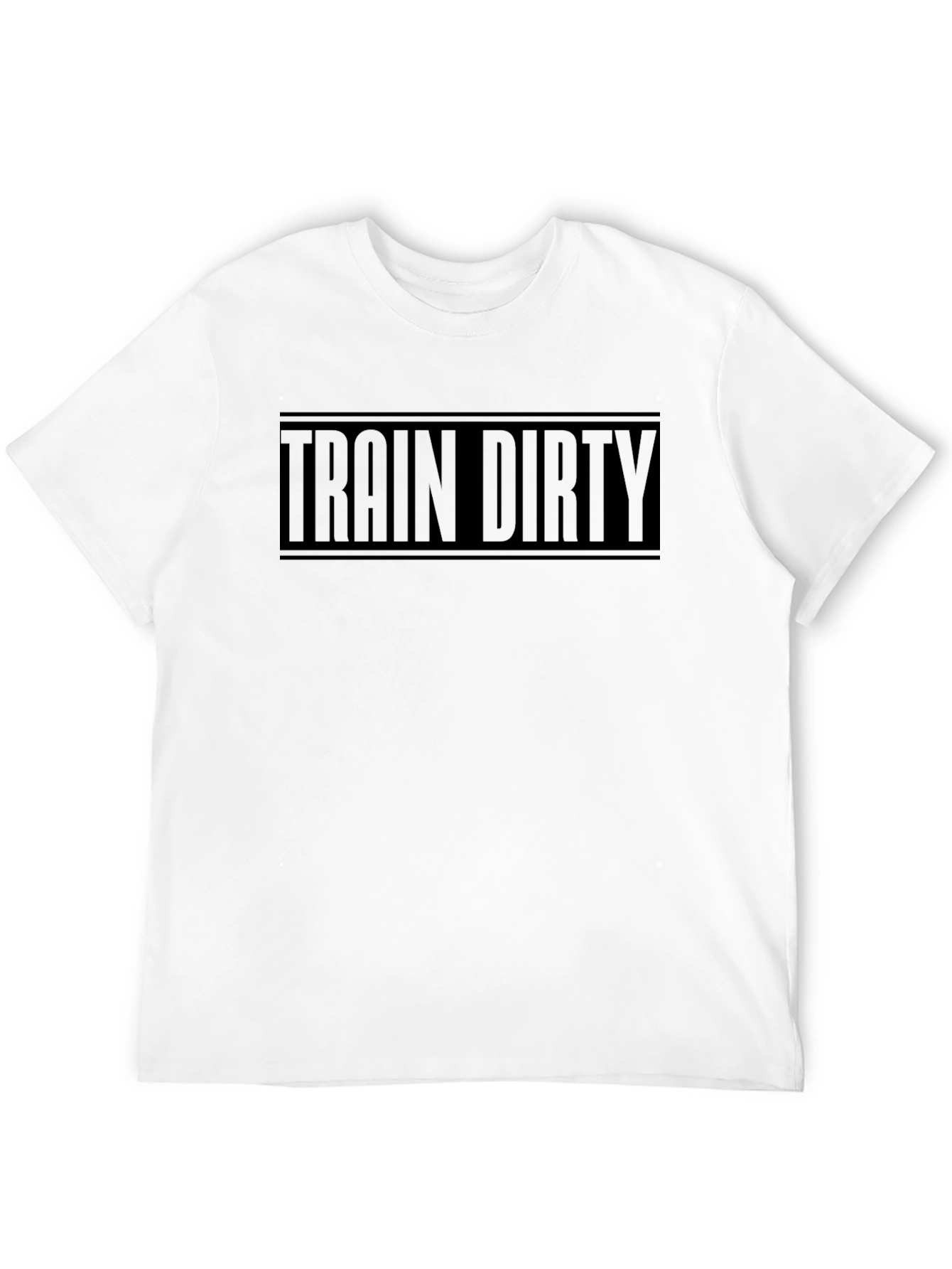 Train Dirty Black T-Shirt