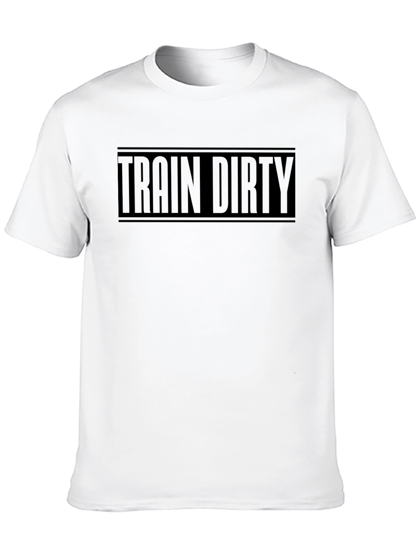 Train Dirty Black T-Shirt