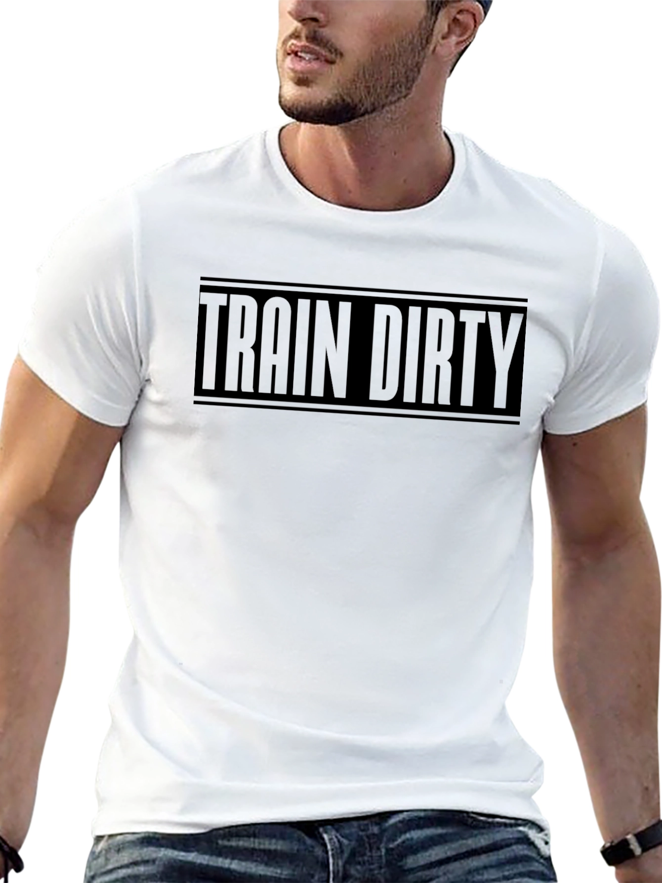 Train Dirty Black T-Shirt