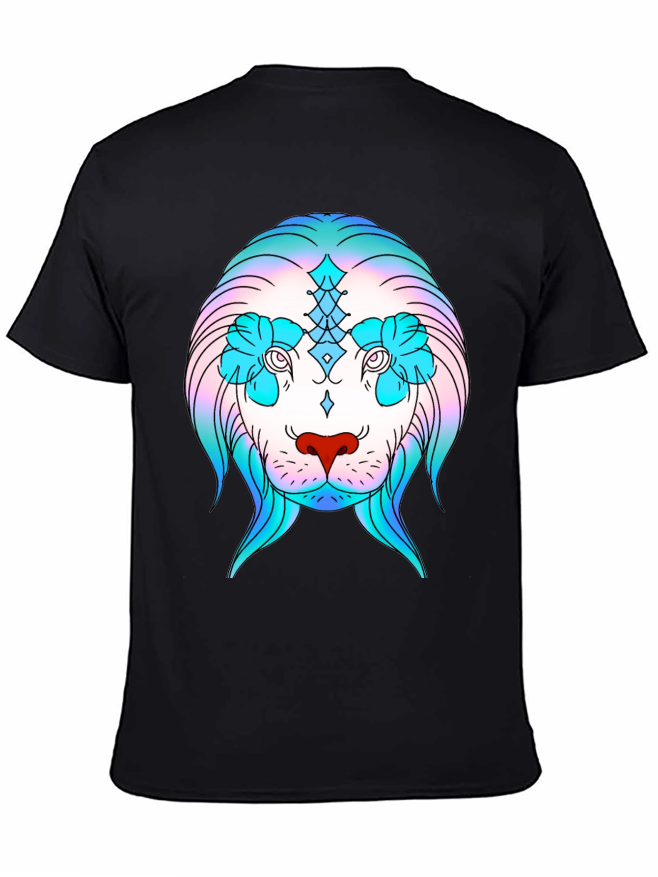 Lion Graphic Print T-Shirt