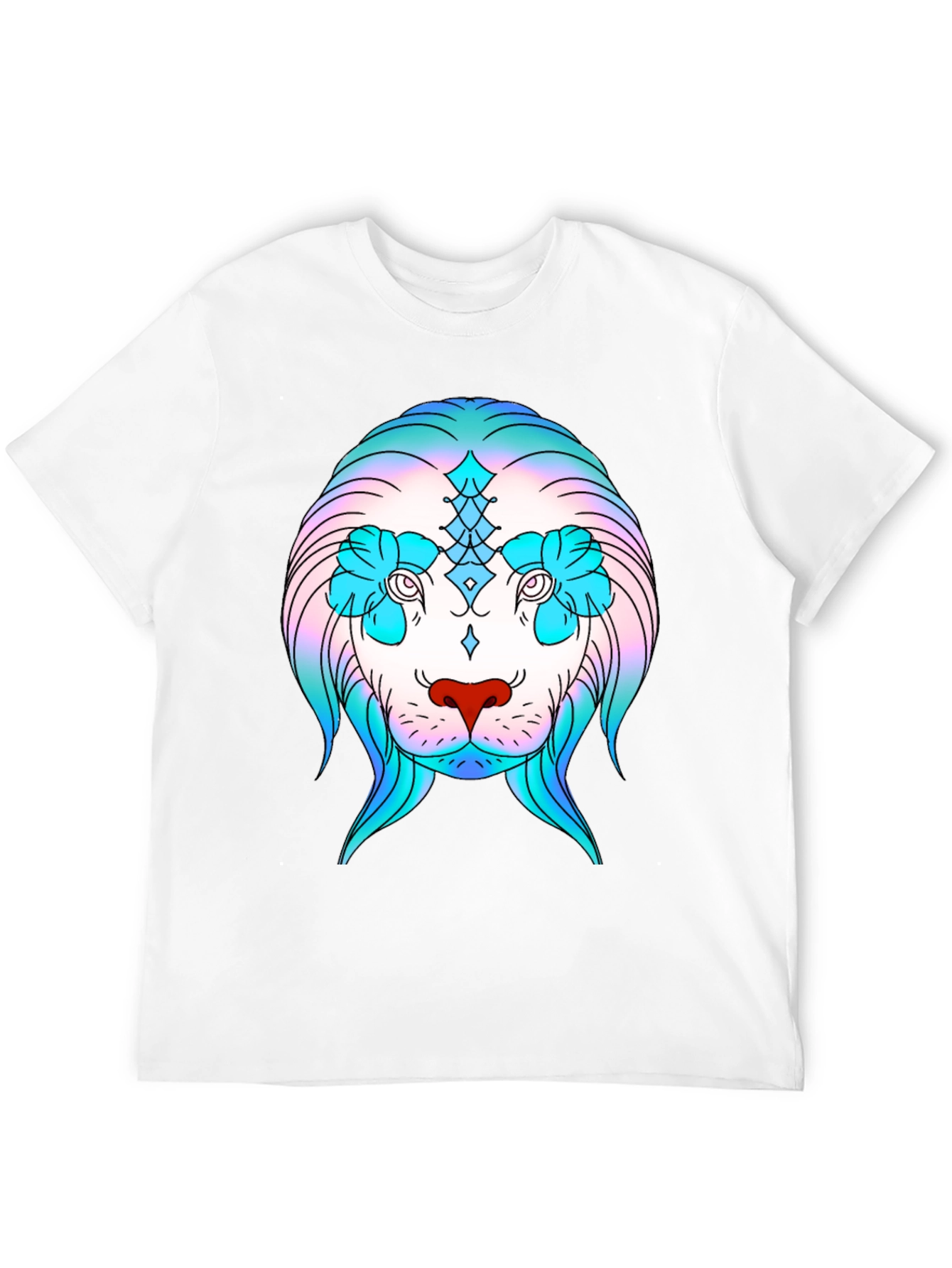 Lion Graphic Print T-Shirt