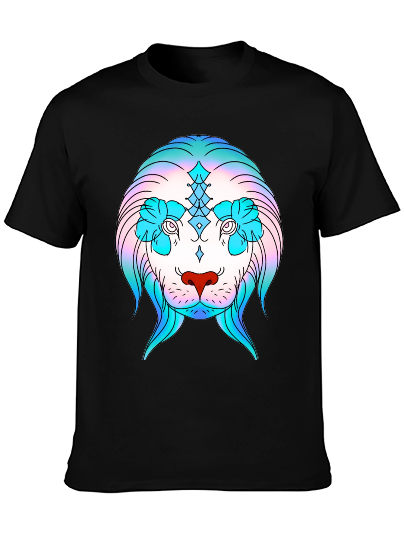 Lion Graphic Print T-Shirt