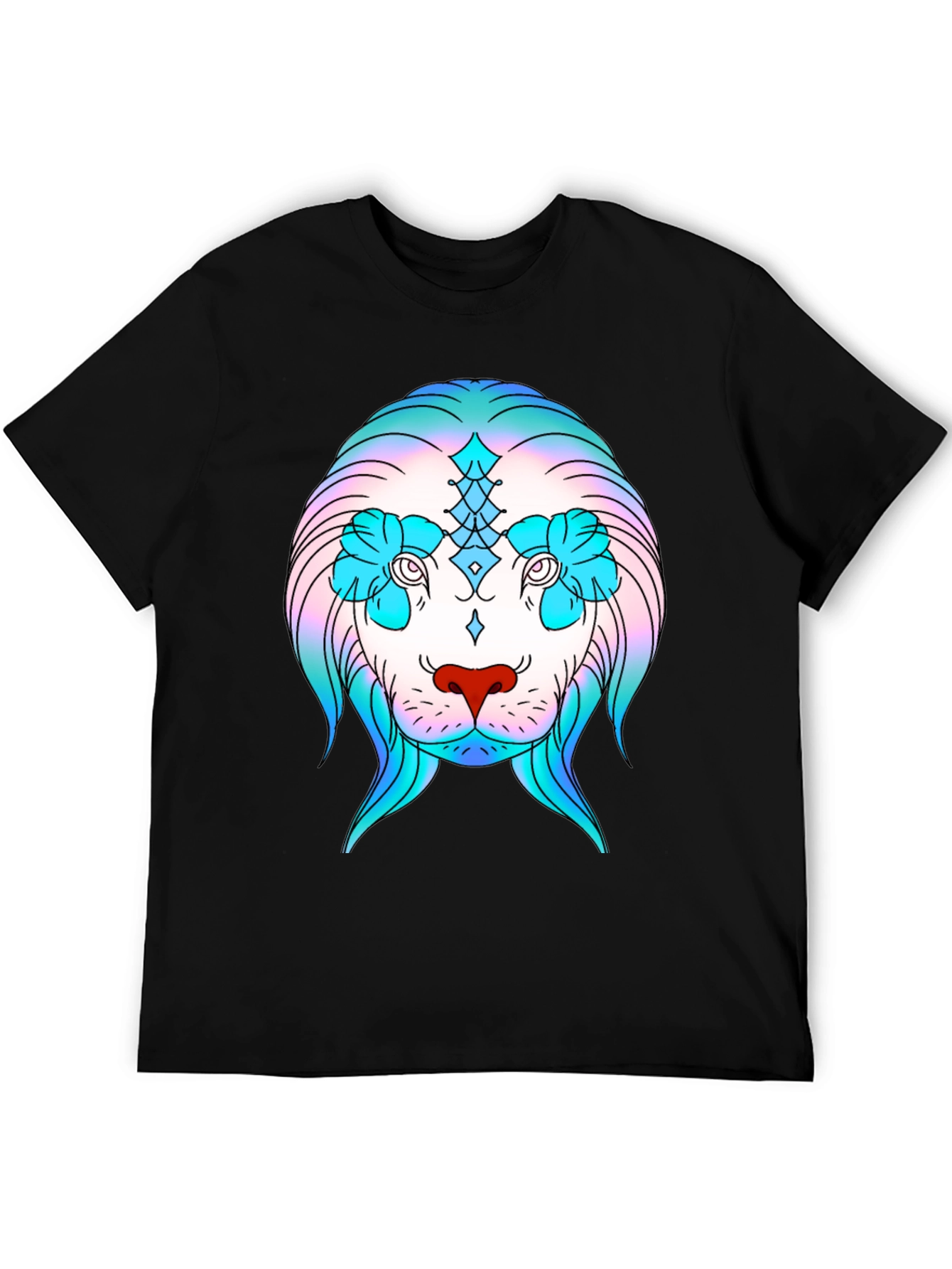 Lion Graphic Print T-Shirt