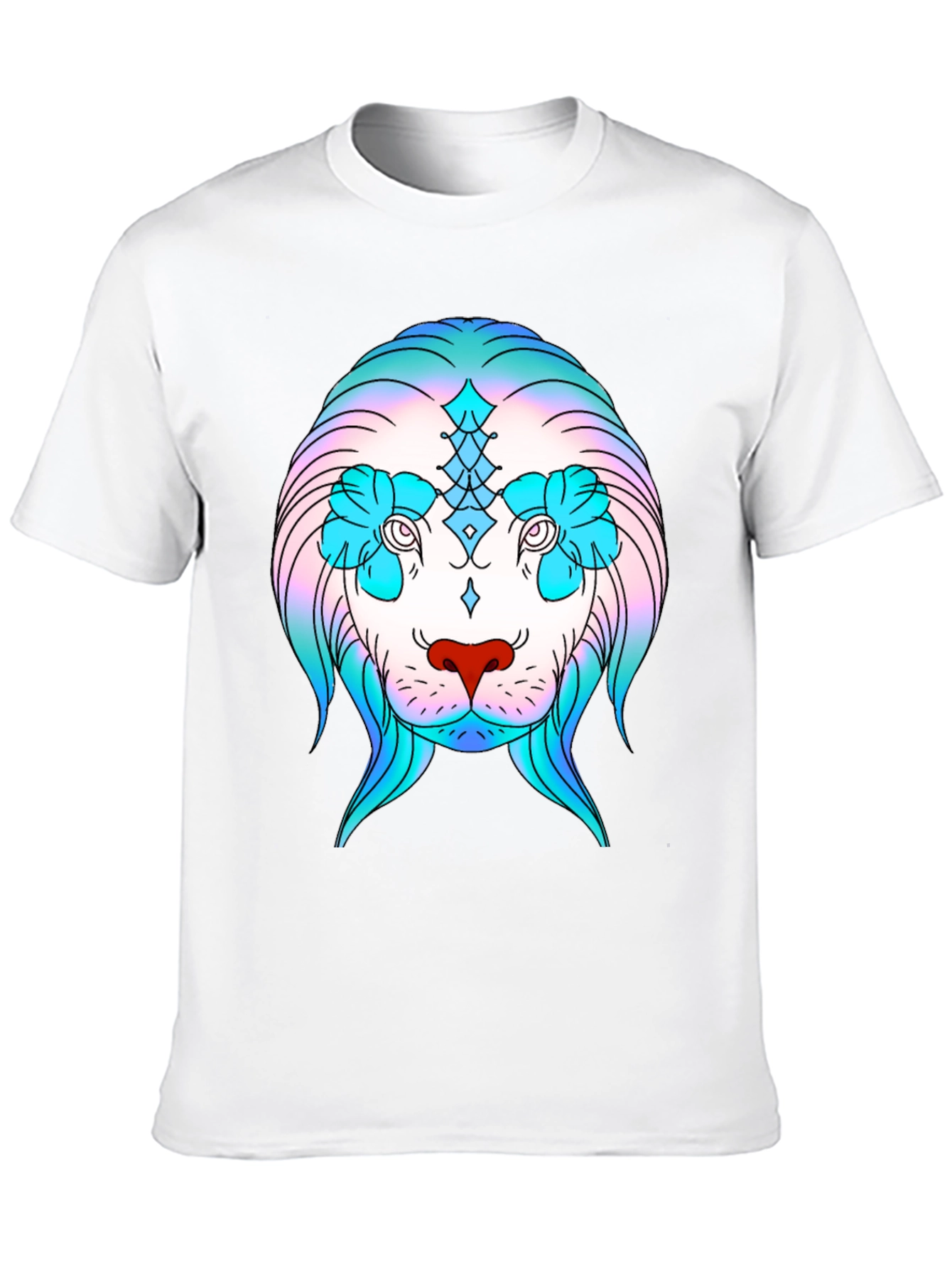 Lion Graphic Print T-Shirt