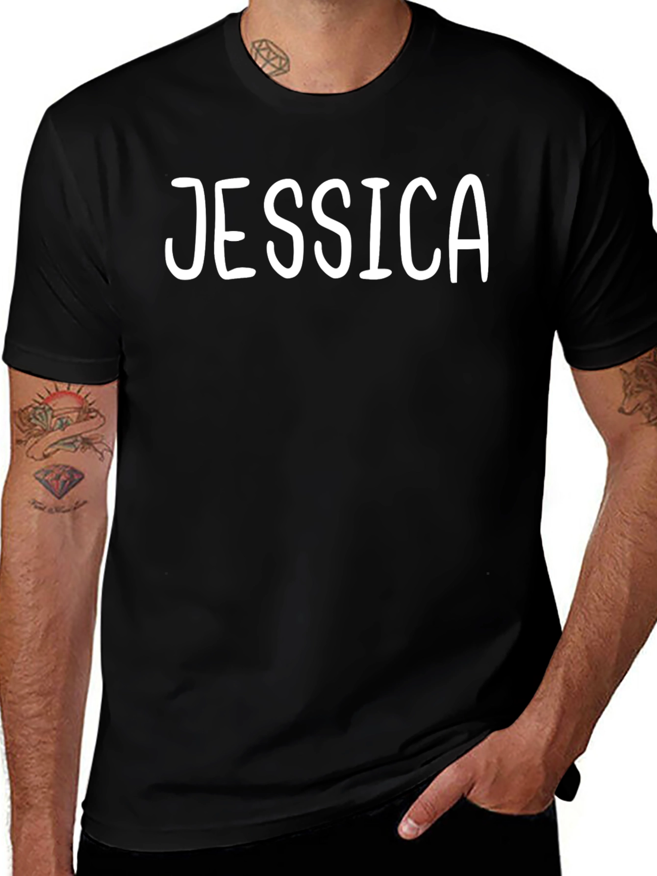 Personalized Jessica Name T-Shirt - Custom Womens Tee