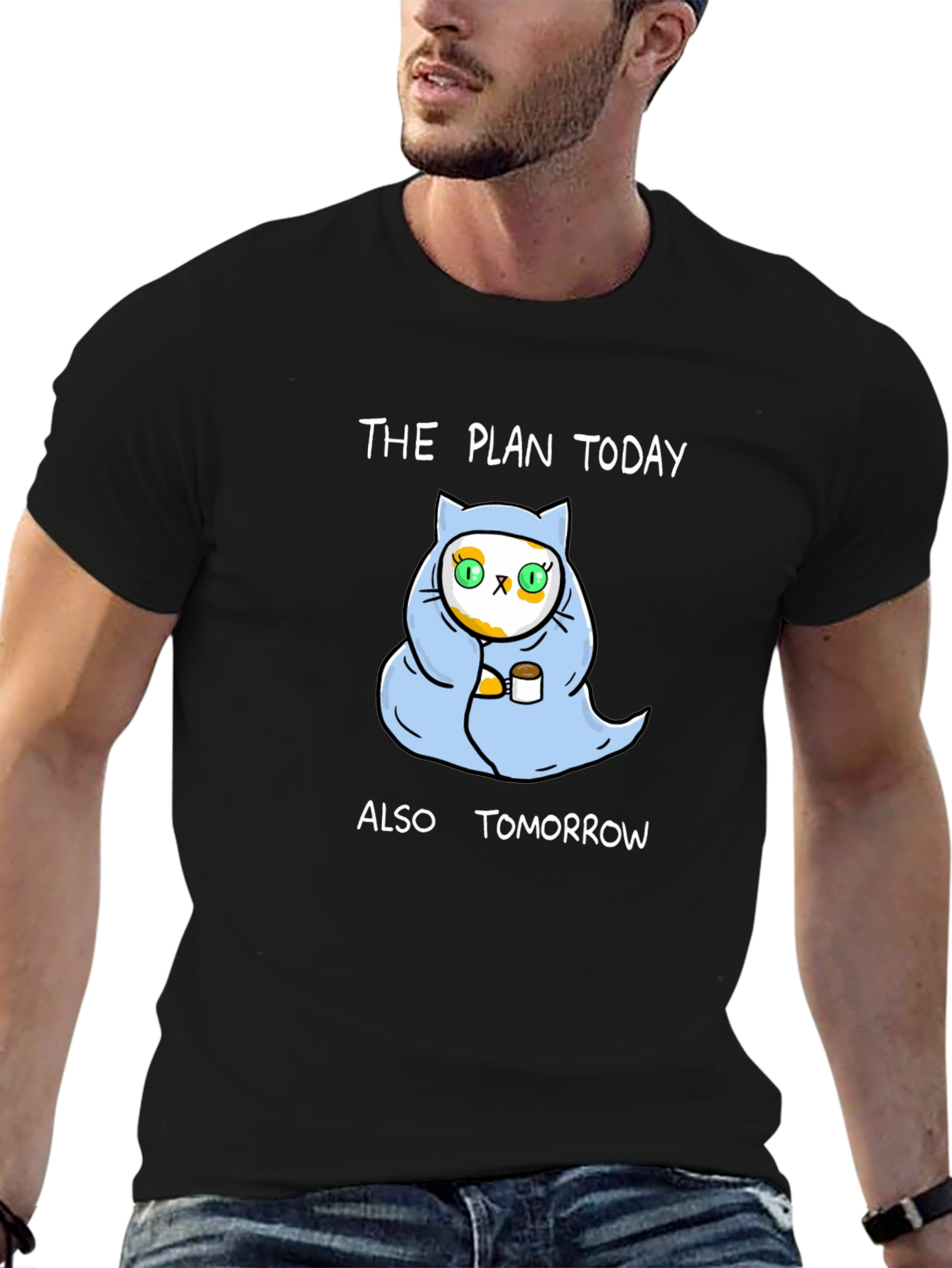 The Plan Today Cat T-Shirt - Unisex