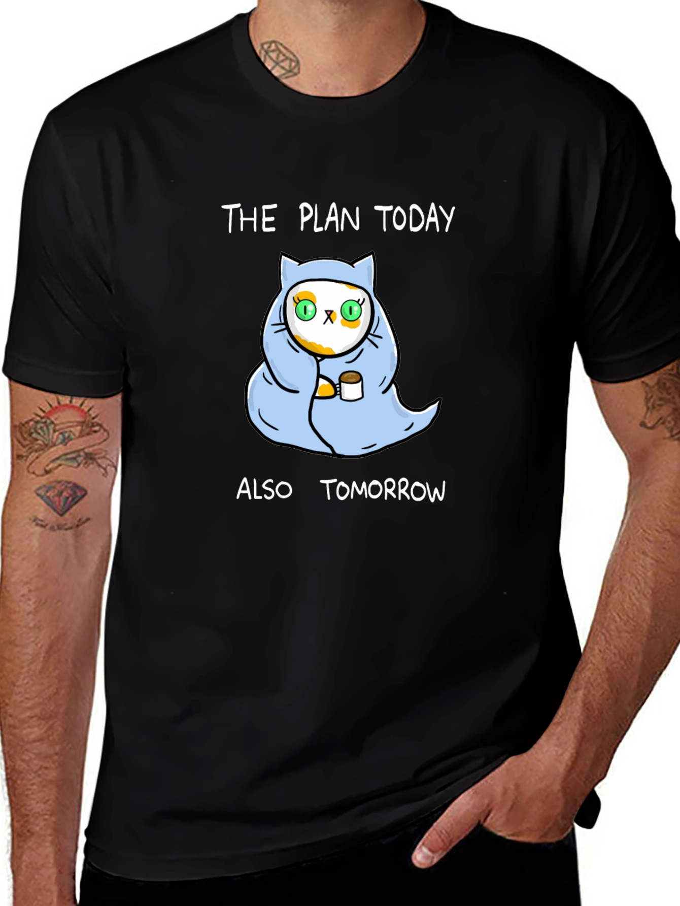 The Plan Today Cat T-Shirt - Unisex
