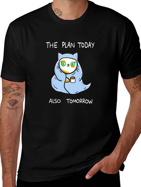 The Plan Today Cat T-Shirt - Unisex