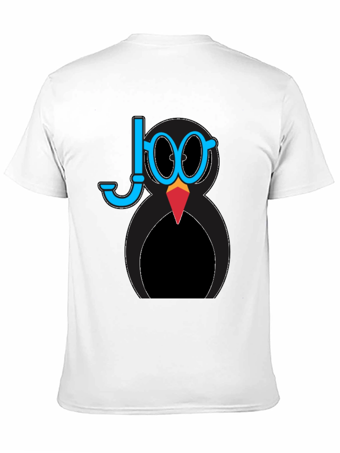 Diver Penguin Graphic Tee - Black