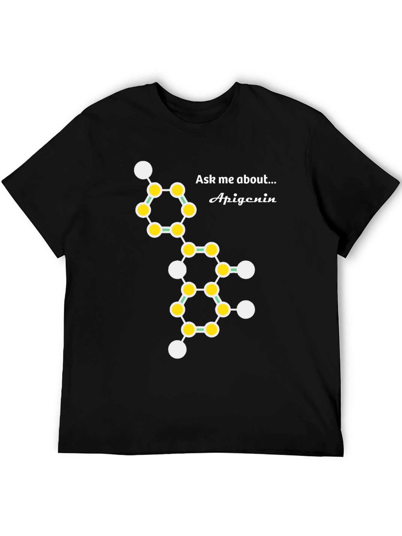 Apigenin Molecule T-Shirt