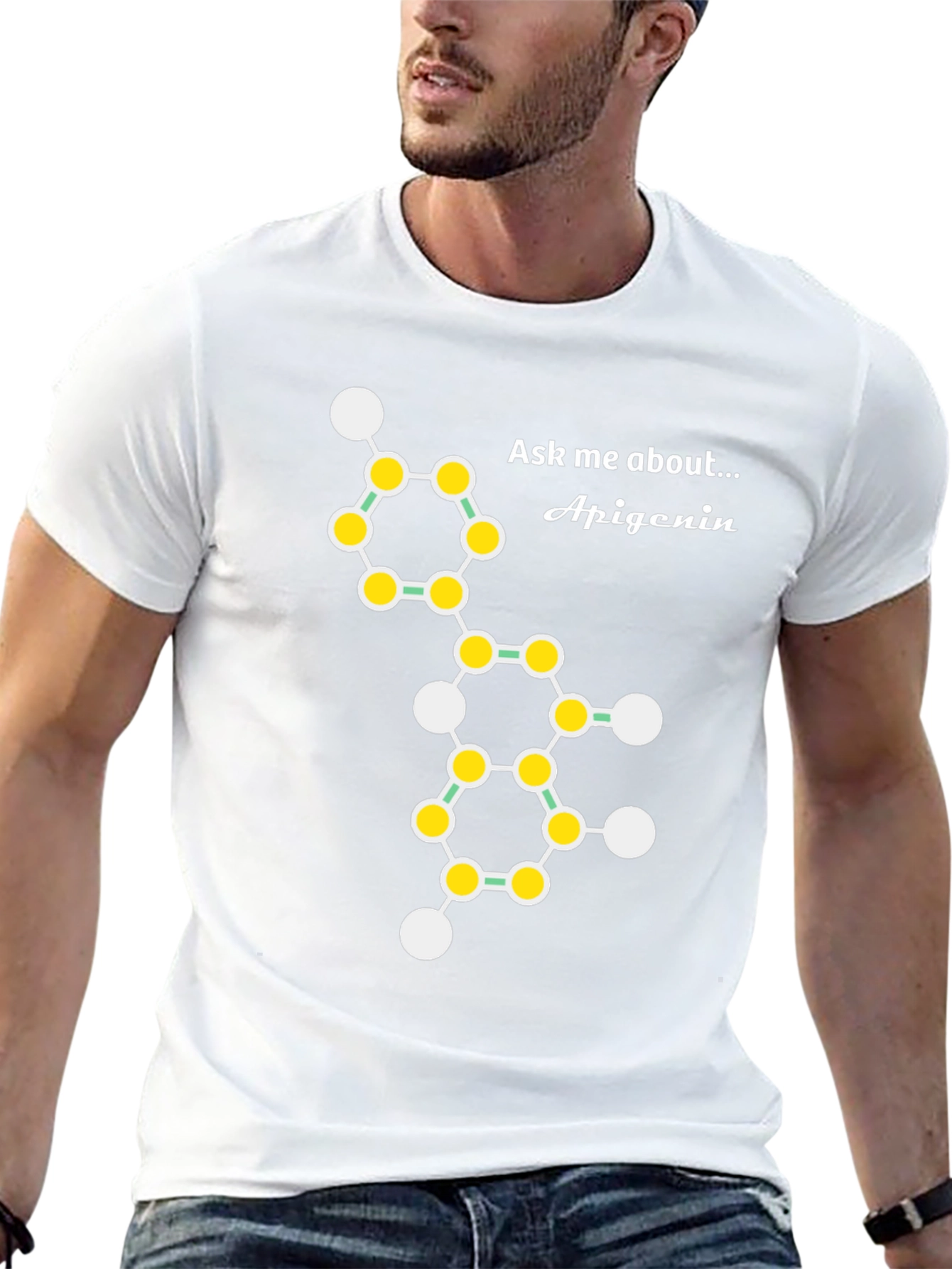 Apigenin Molecule T-Shirt