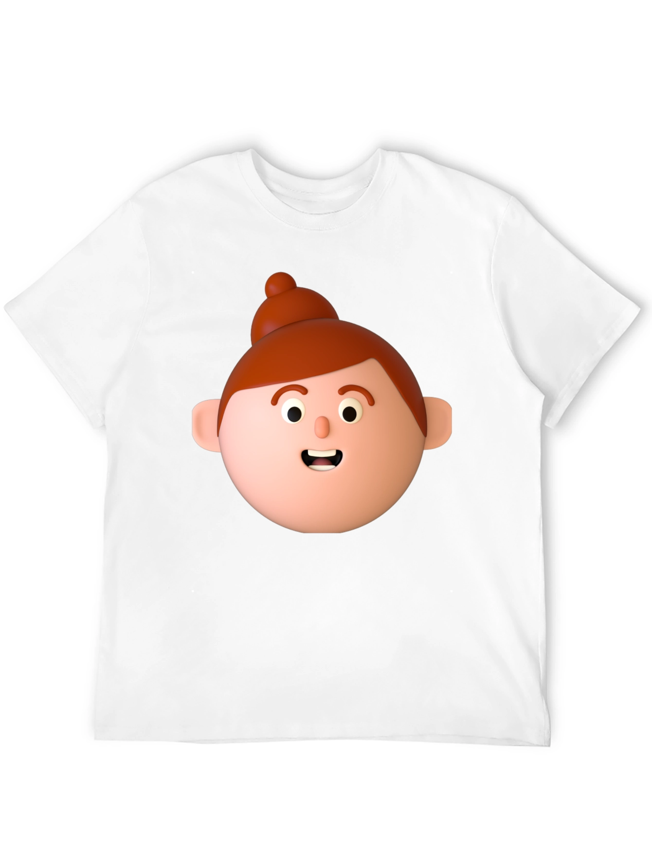 Cartoon Character Graphic Black T-Shirt