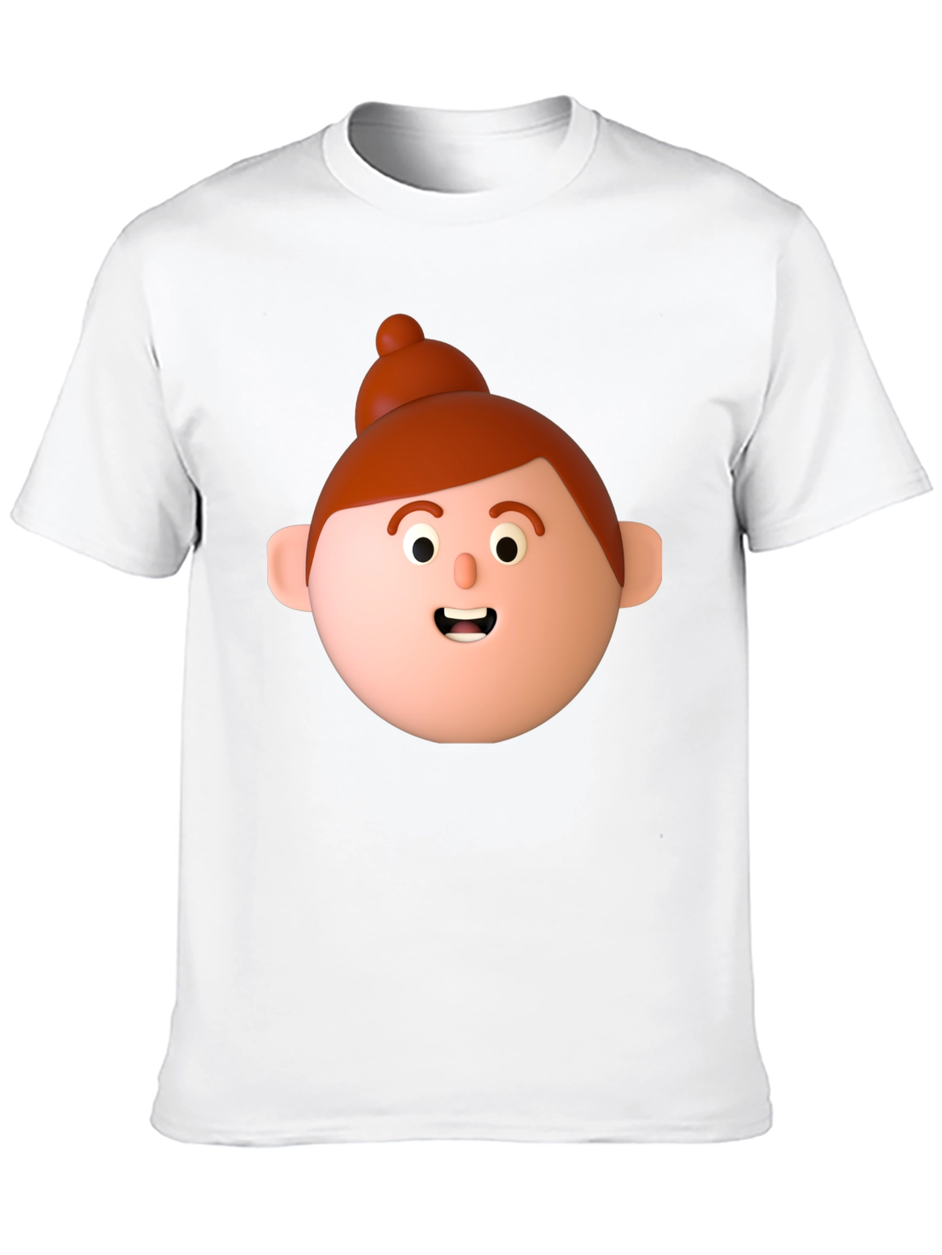 Cartoon Character Graphic Black T-Shirt