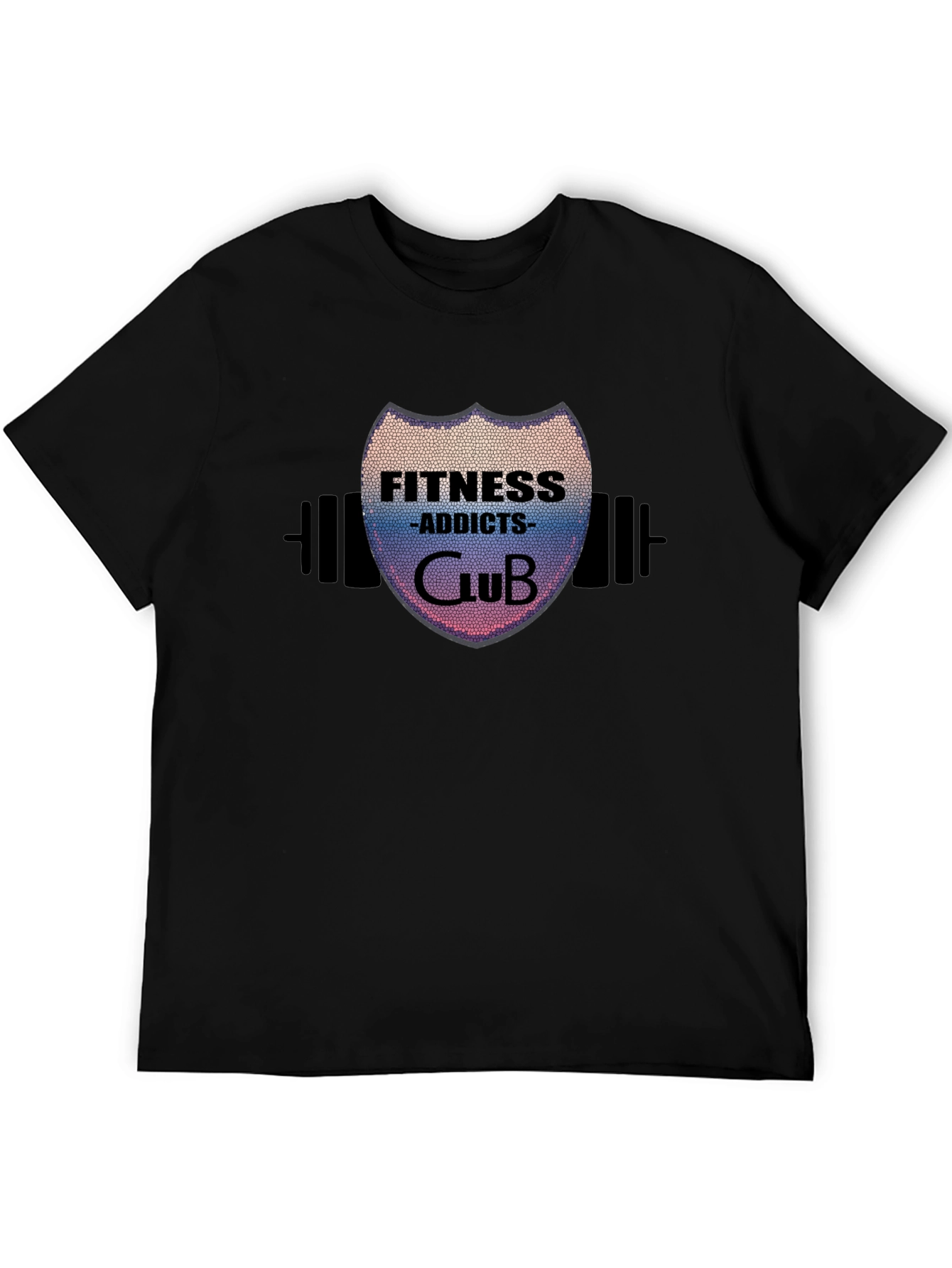 Fitness Addicts Club Black T-Shirt
