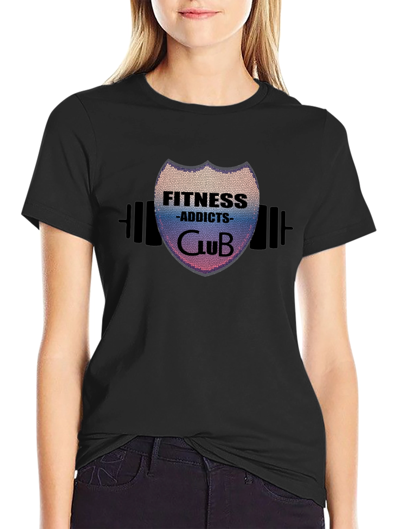 Fitness Addicts Club Black T-Shirt