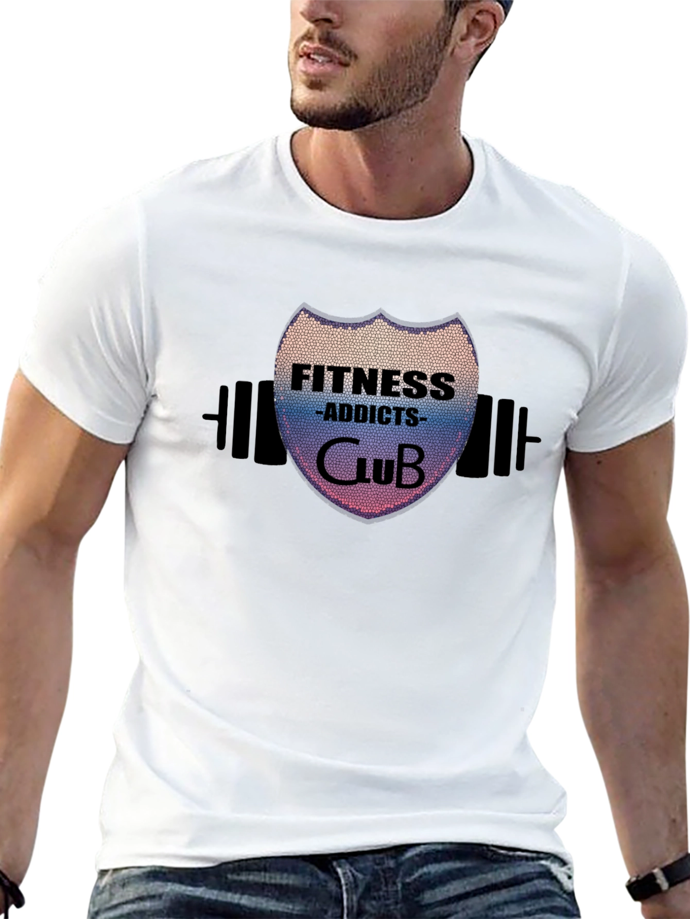 Fitness Addicts Club Black T-Shirt