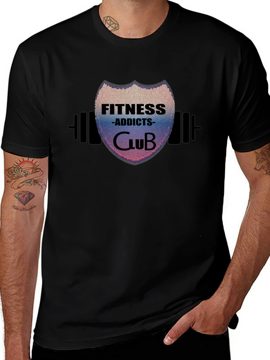 Fitness Addicts Club Black T-Shirt