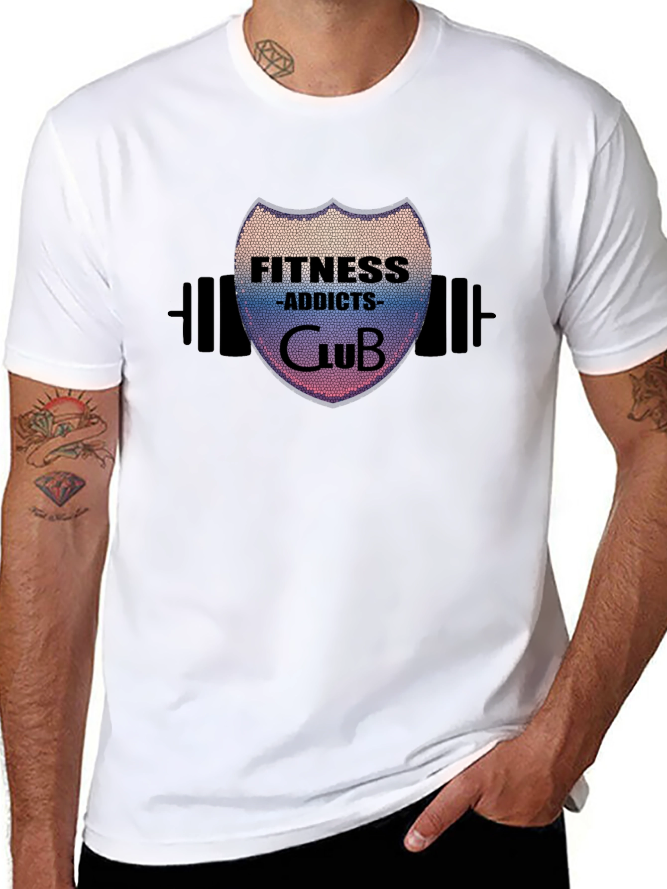 Fitness Addicts Club Black T-Shirt
