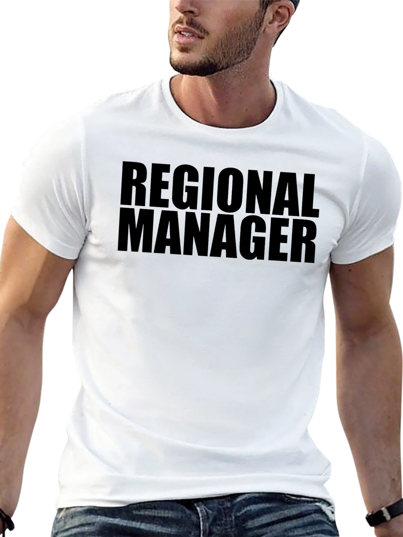 Regional Manager T-Shirt - Black Office Humor