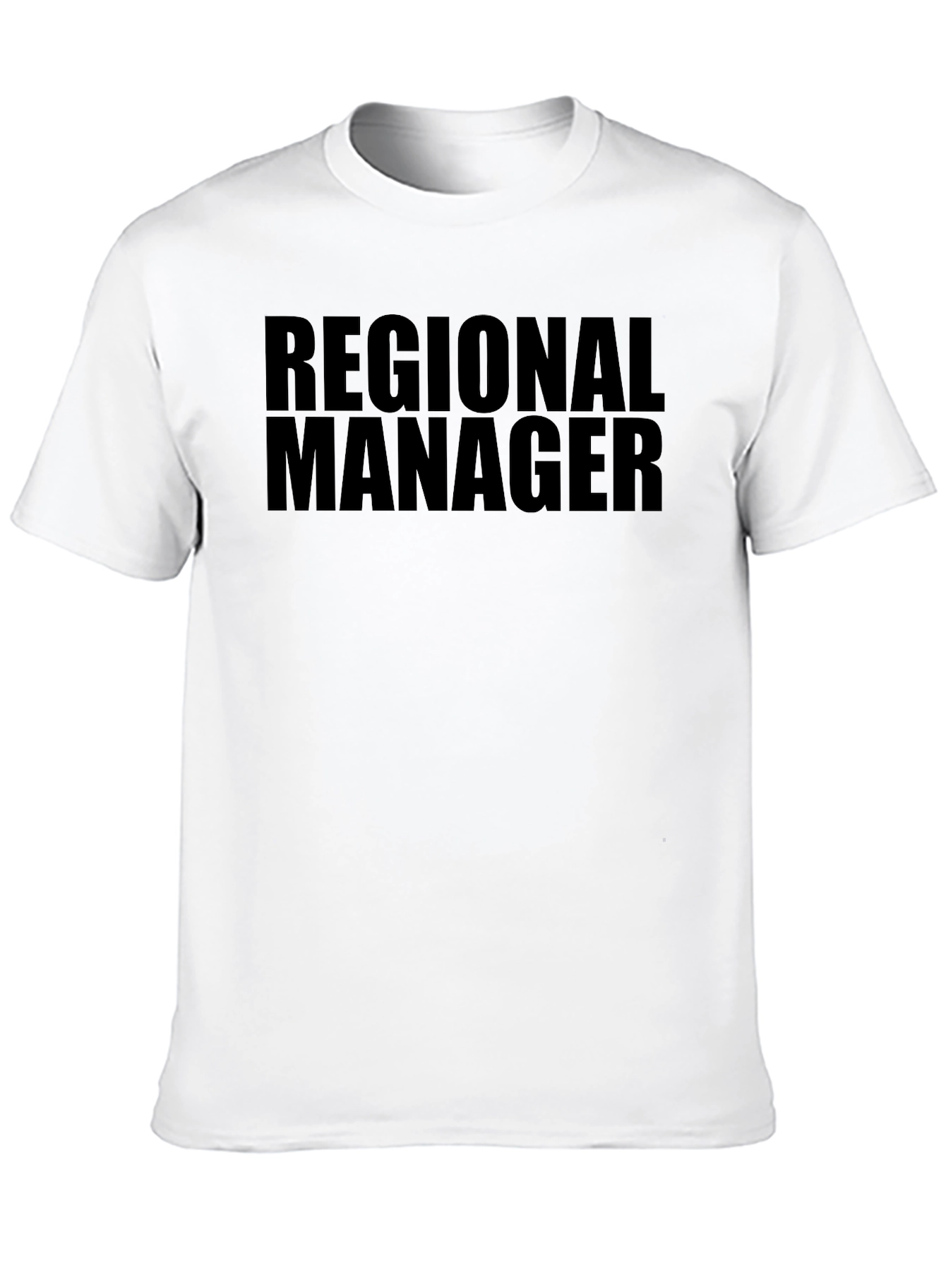 Regional Manager T-Shirt - Black Office Humor