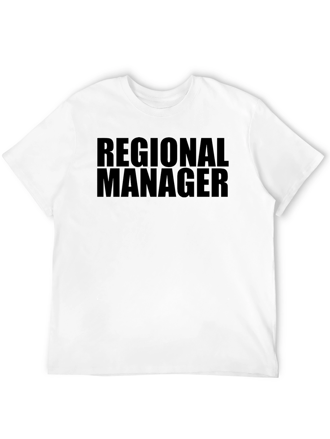 Regional Manager T-Shirt - Black Office Humor