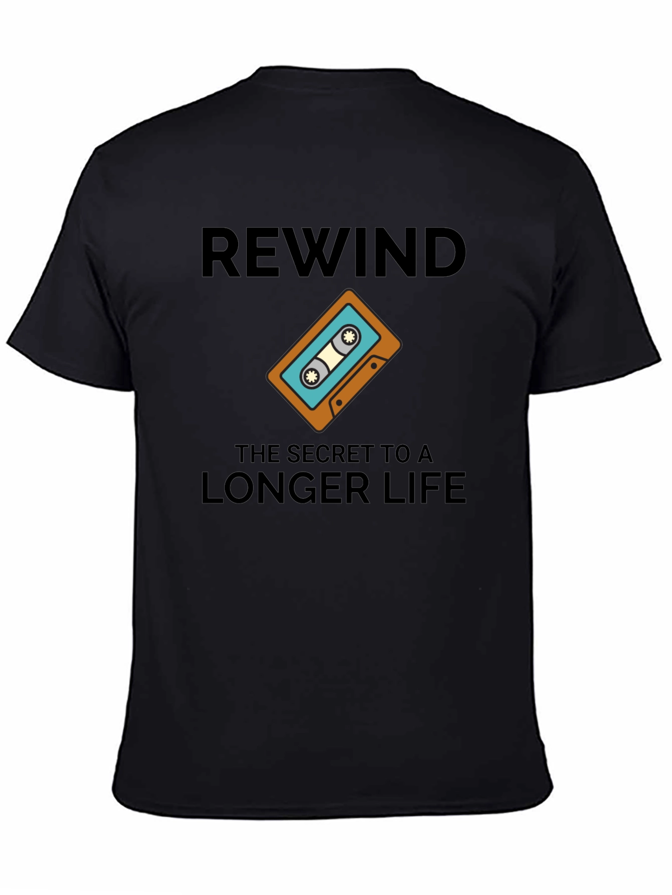 Rewind Longer Life Graphic T-Shirt