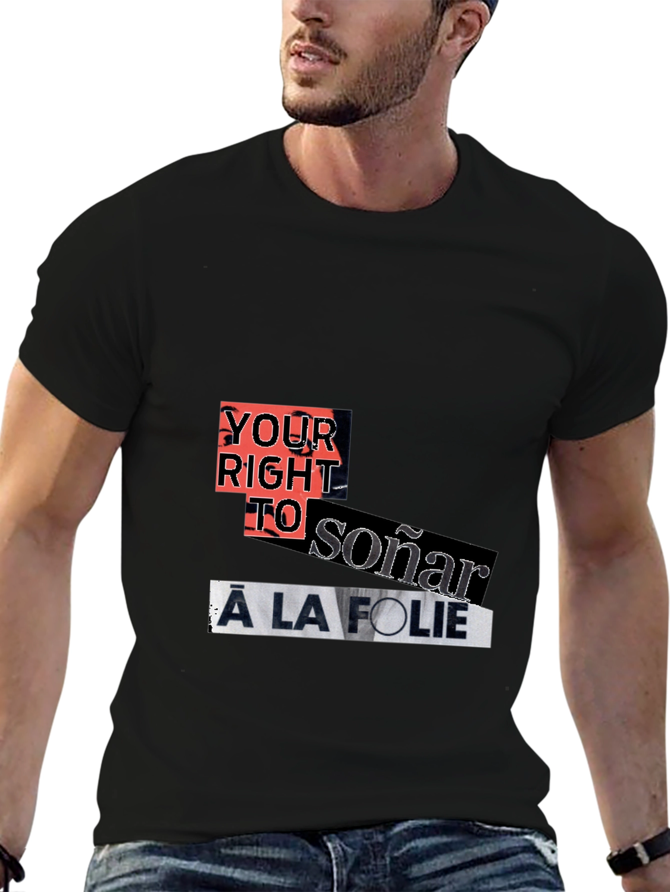 Edgy Graphic Print T-Shirt - Streetwear Fashion