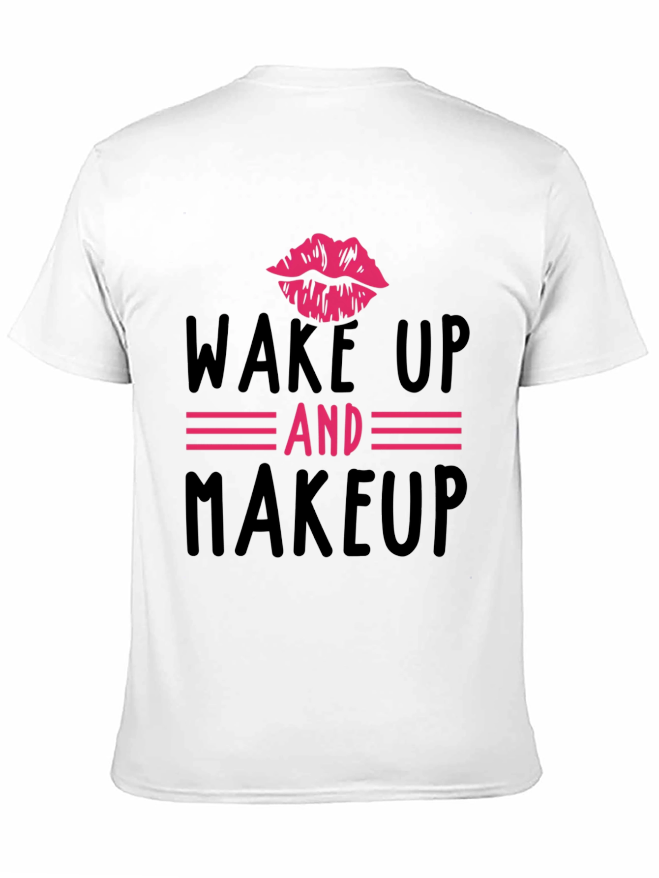 Wake Up & Makeup Graphic Tee