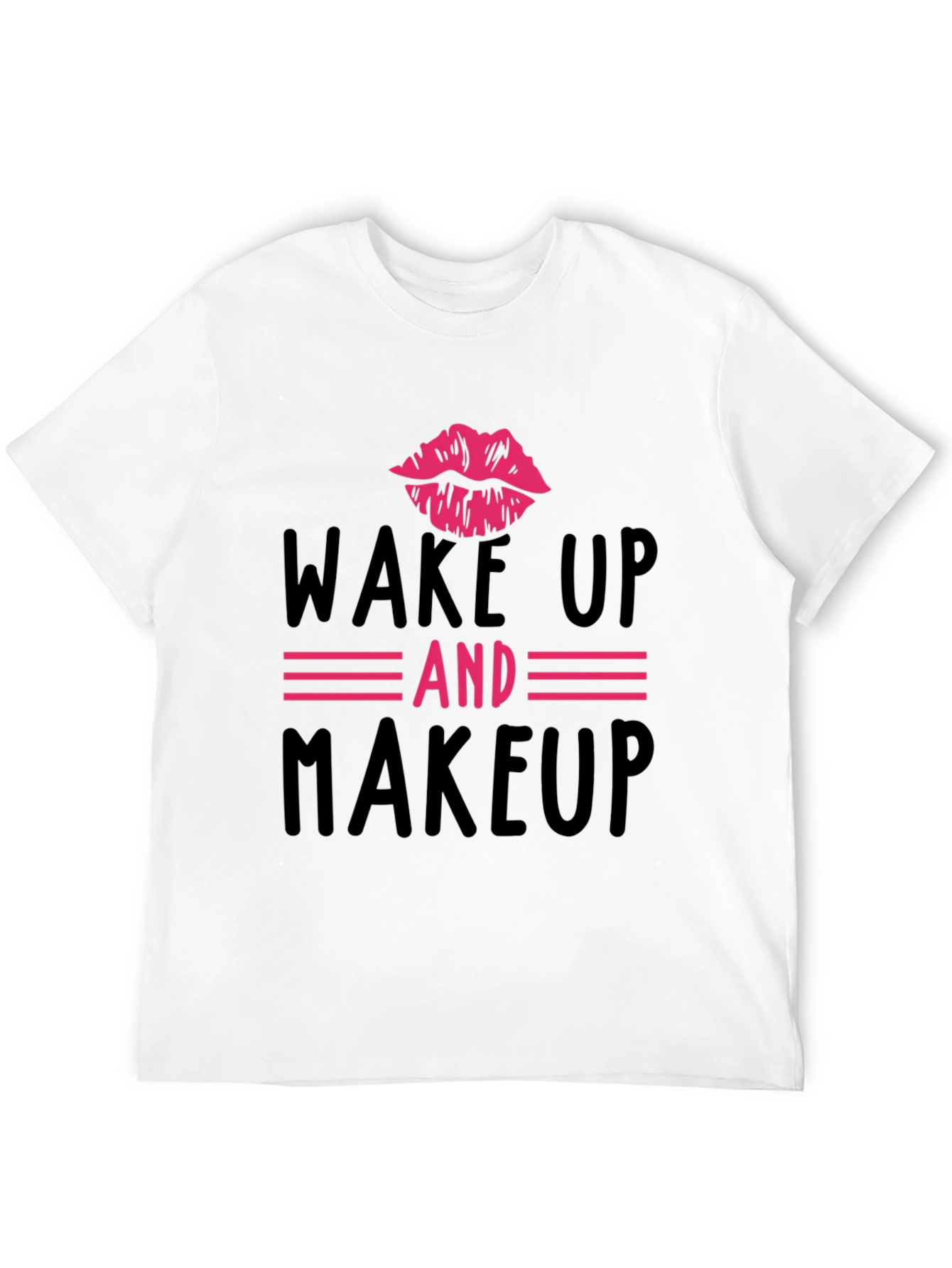 Wake Up & Makeup Graphic Tee