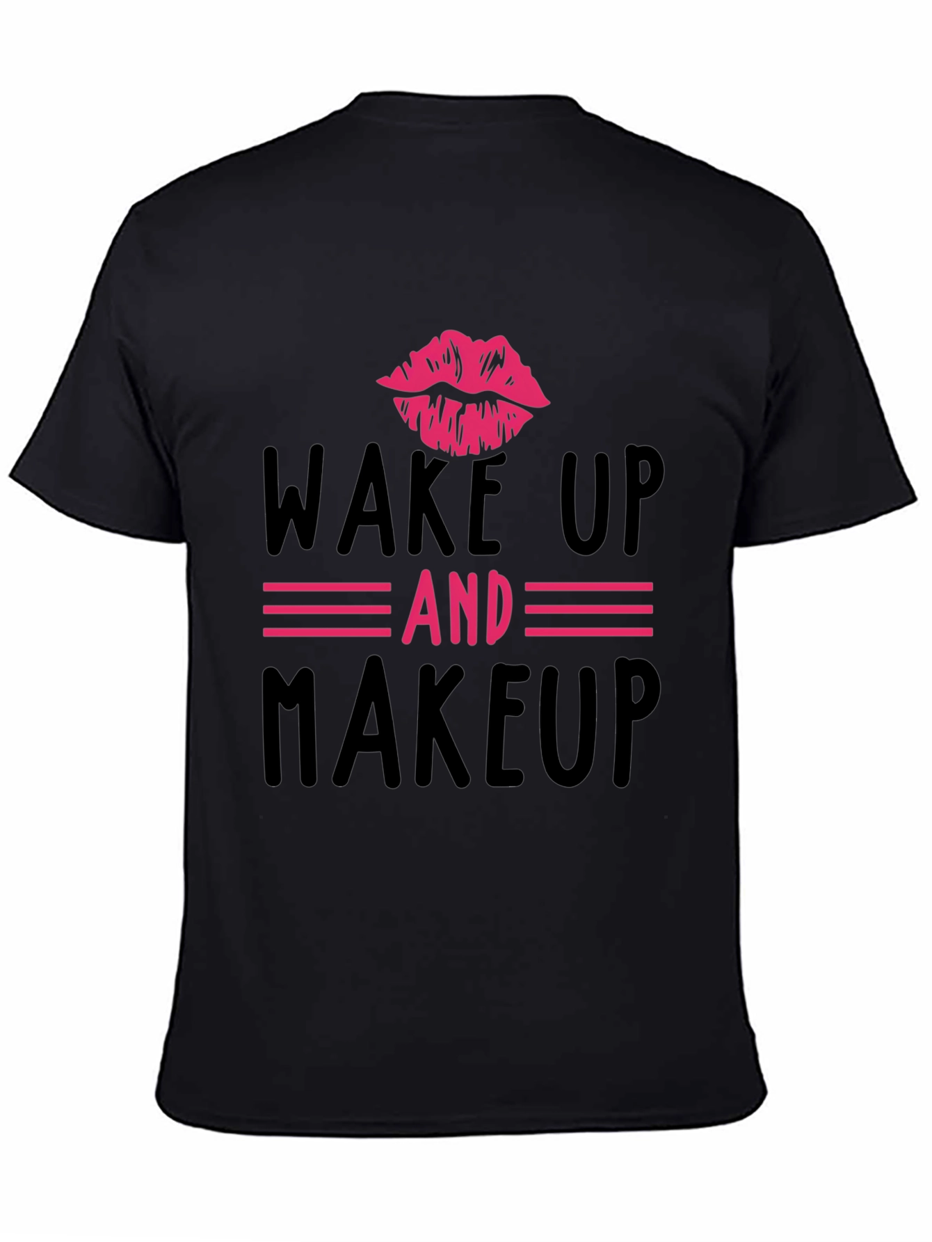 Wake Up & Makeup Graphic Tee