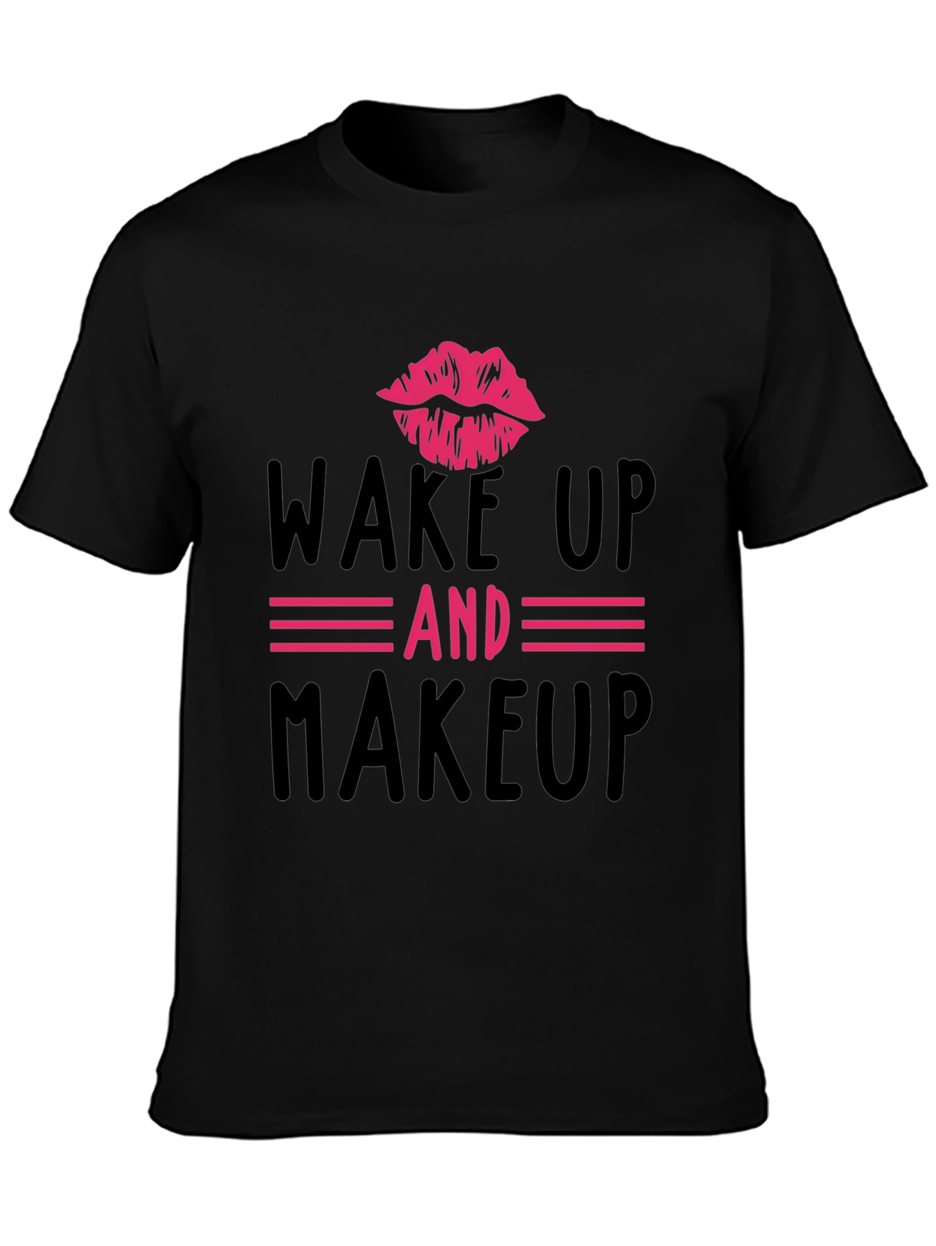 Wake Up & Makeup Graphic Tee