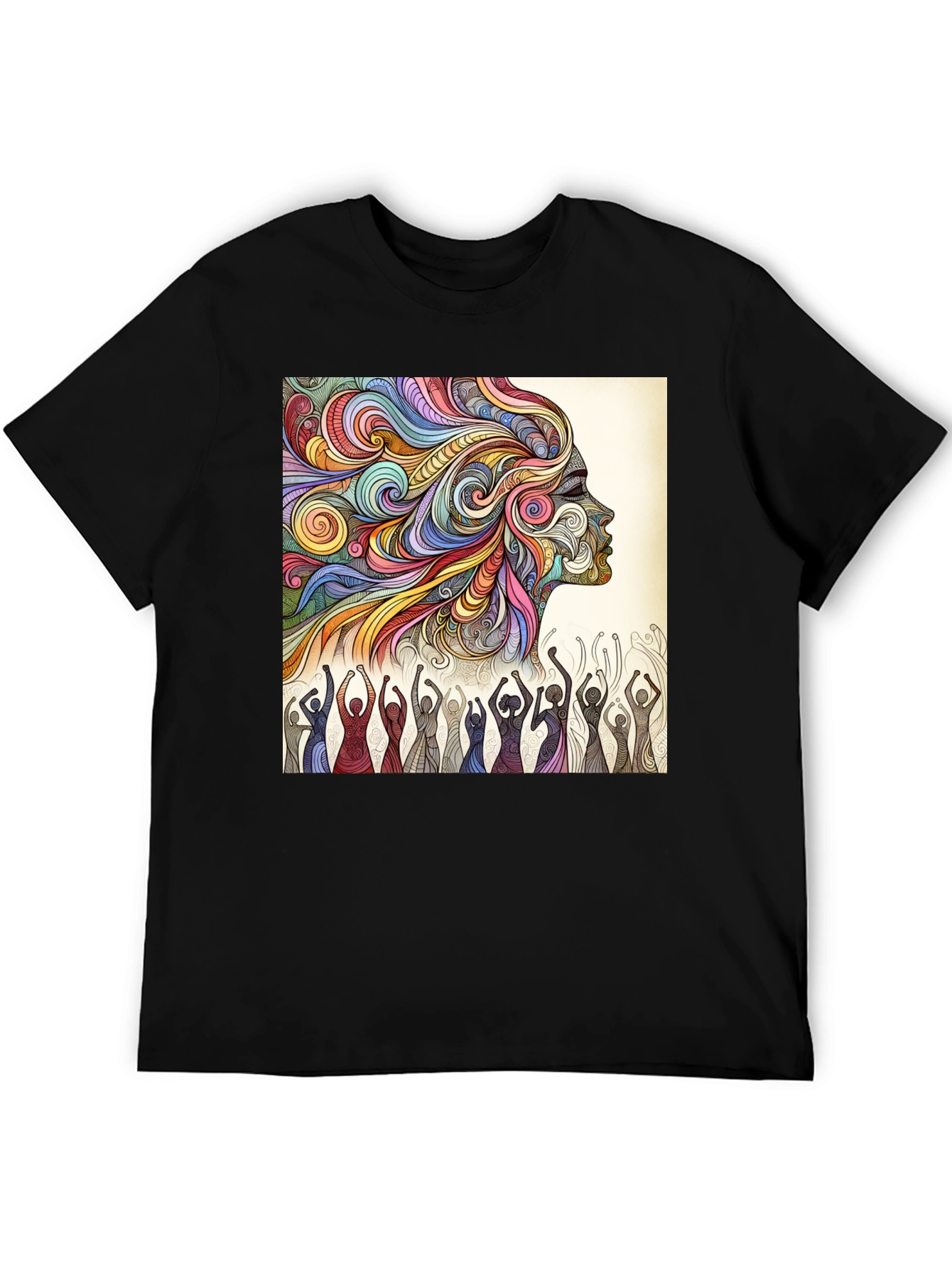 Psychedelic Soul T-Shirt - Artistic Graphic Tee