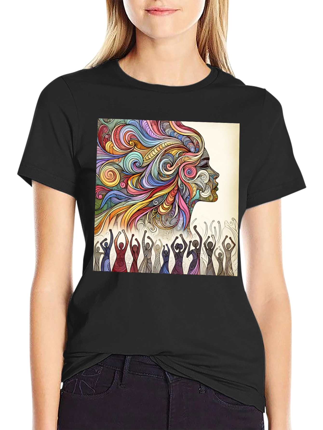 Psychedelic Soul T-Shirt - Artistic Graphic Tee