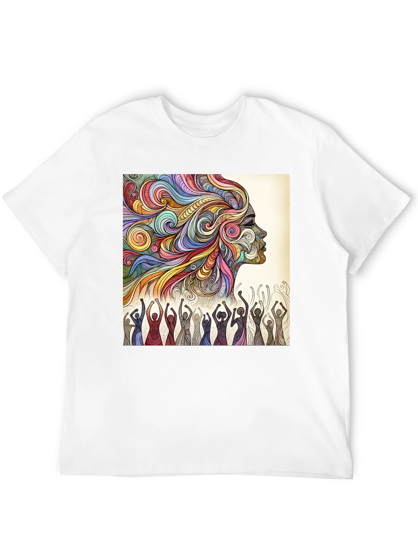 Psychedelic Soul T-Shirt - Artistic Graphic Tee