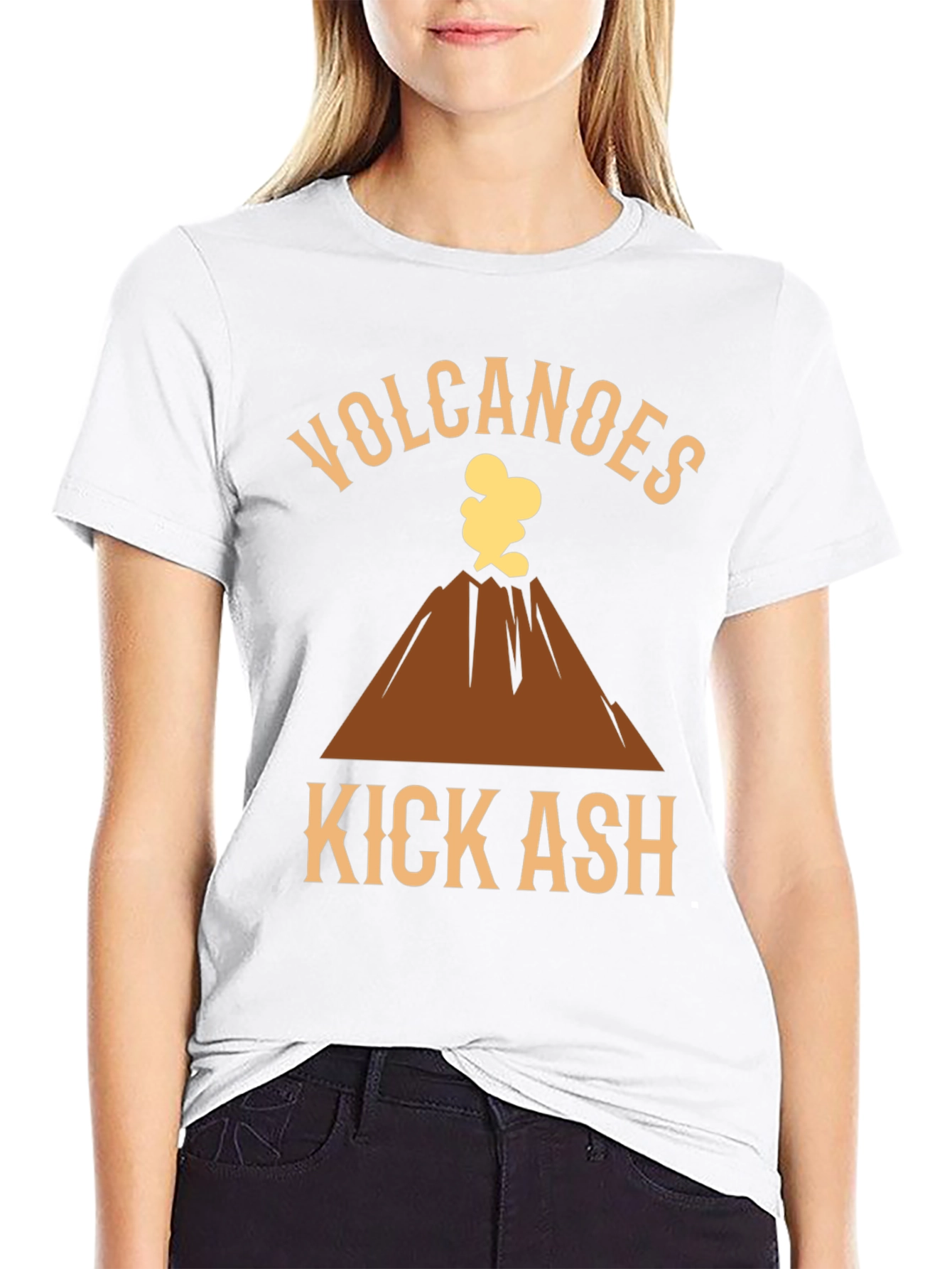 Volcanoes Kick Ash Graphic T-Shirt