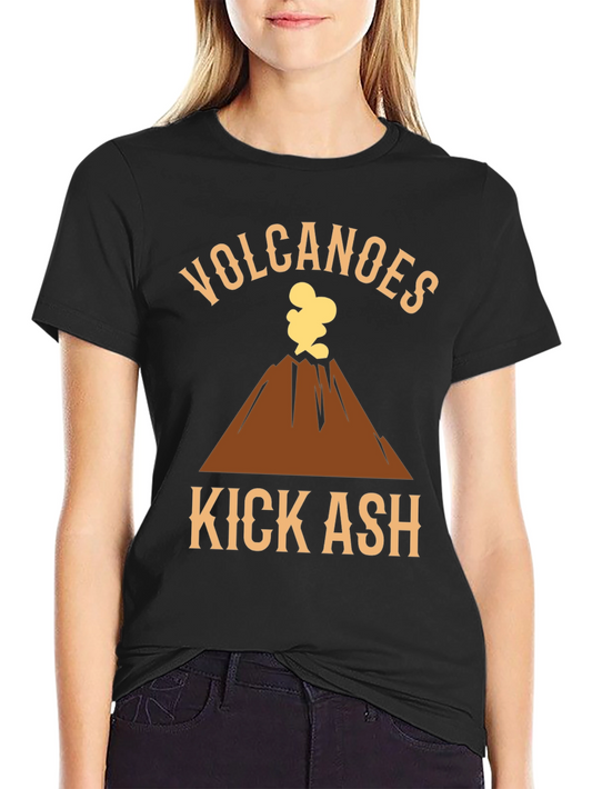 Volcanoes Kick Ash Graphic T-Shirt